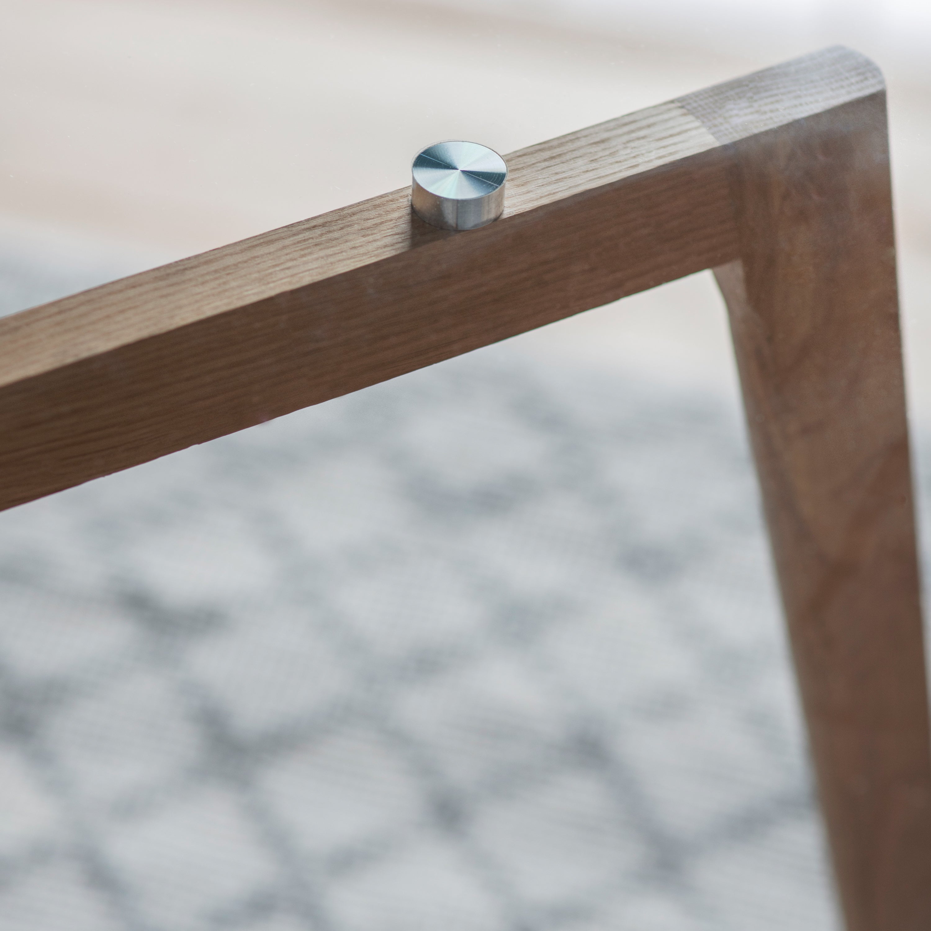 Langford Clear Rectangular Dining Table