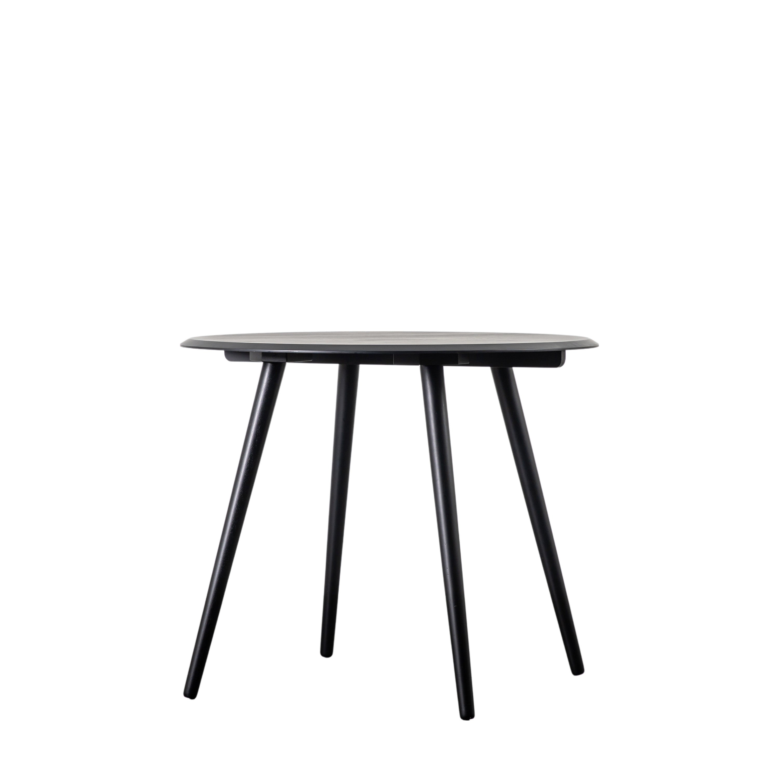 Astley Black Round Dining Table