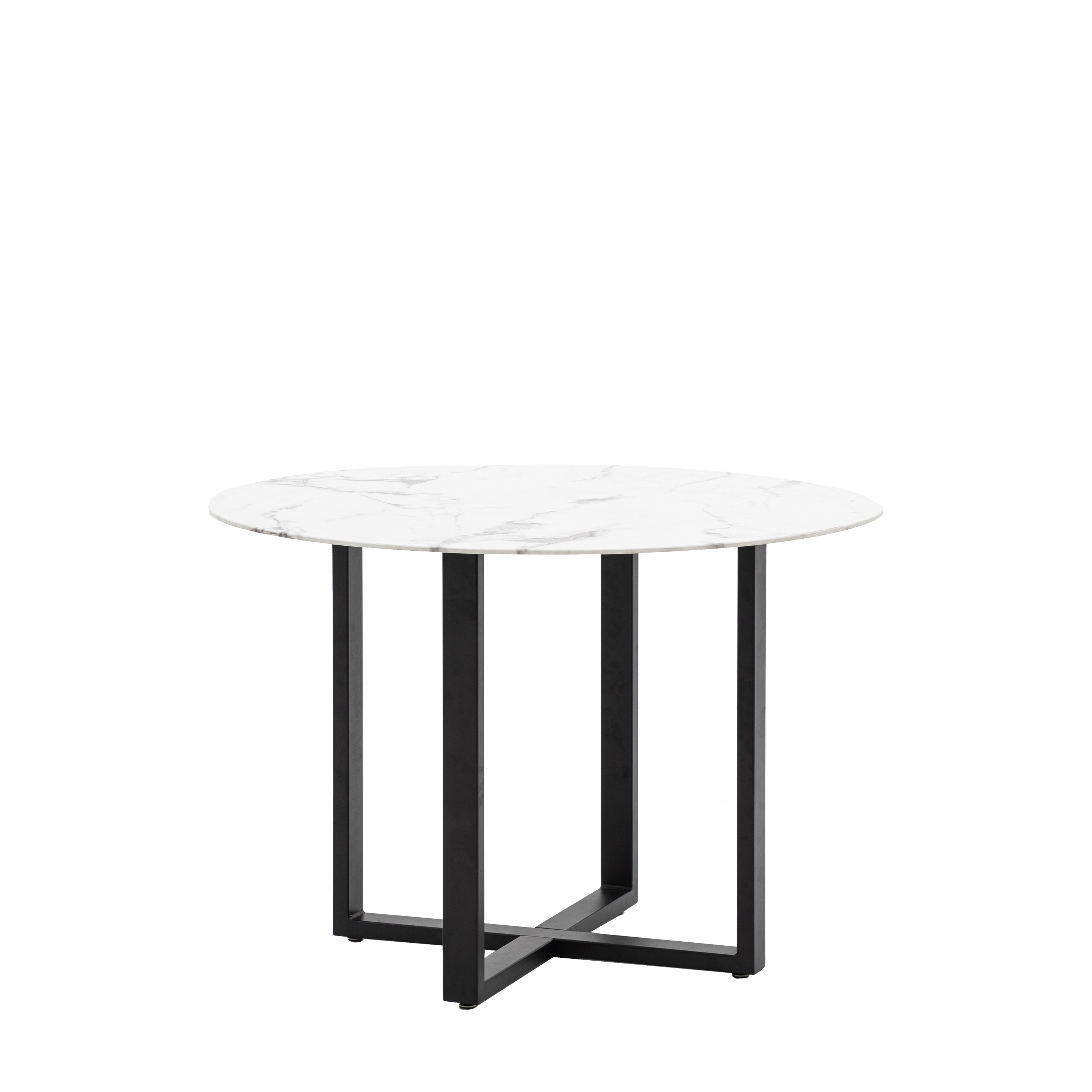 Fairmont Round White Dining Table