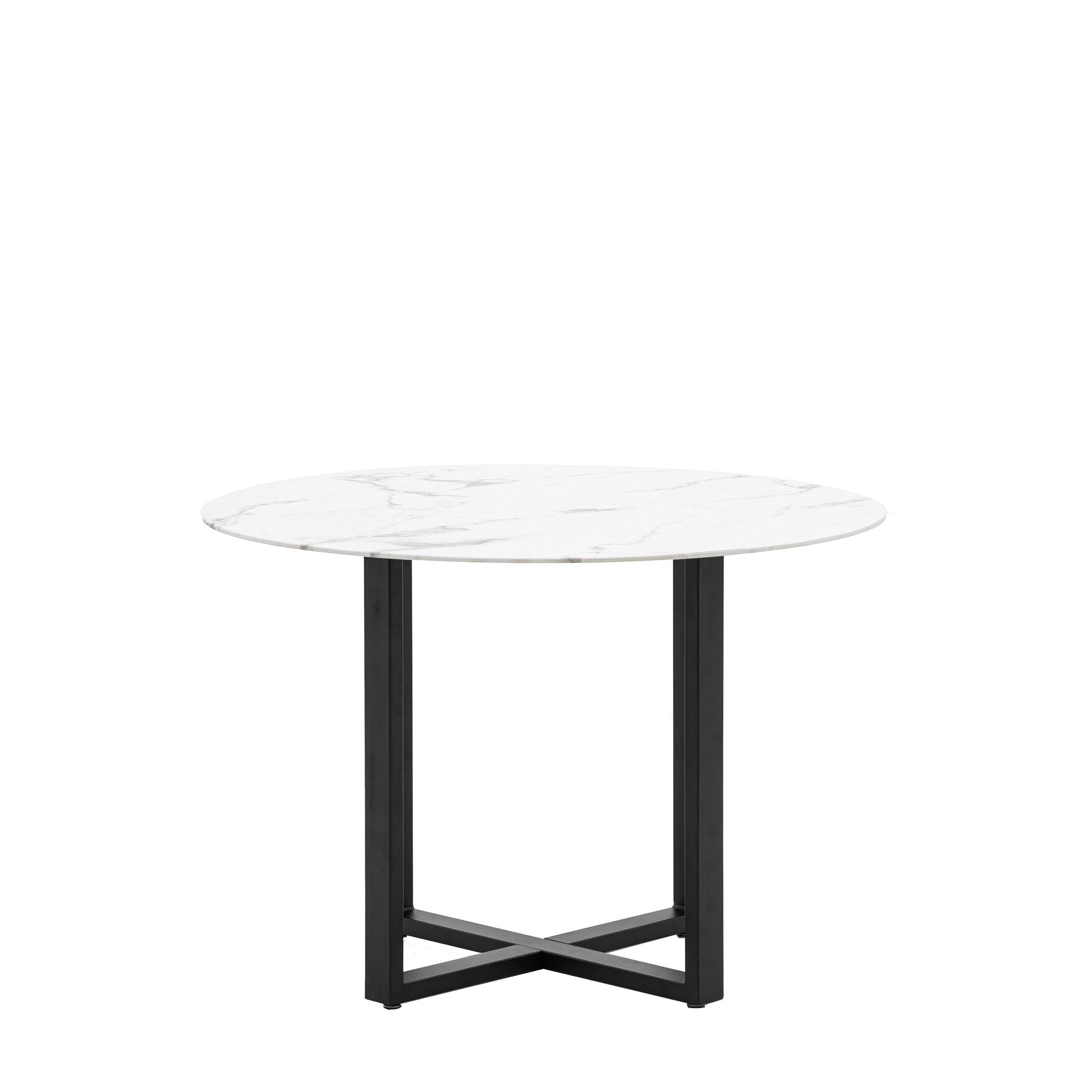 Fairmont Round White Dining Table