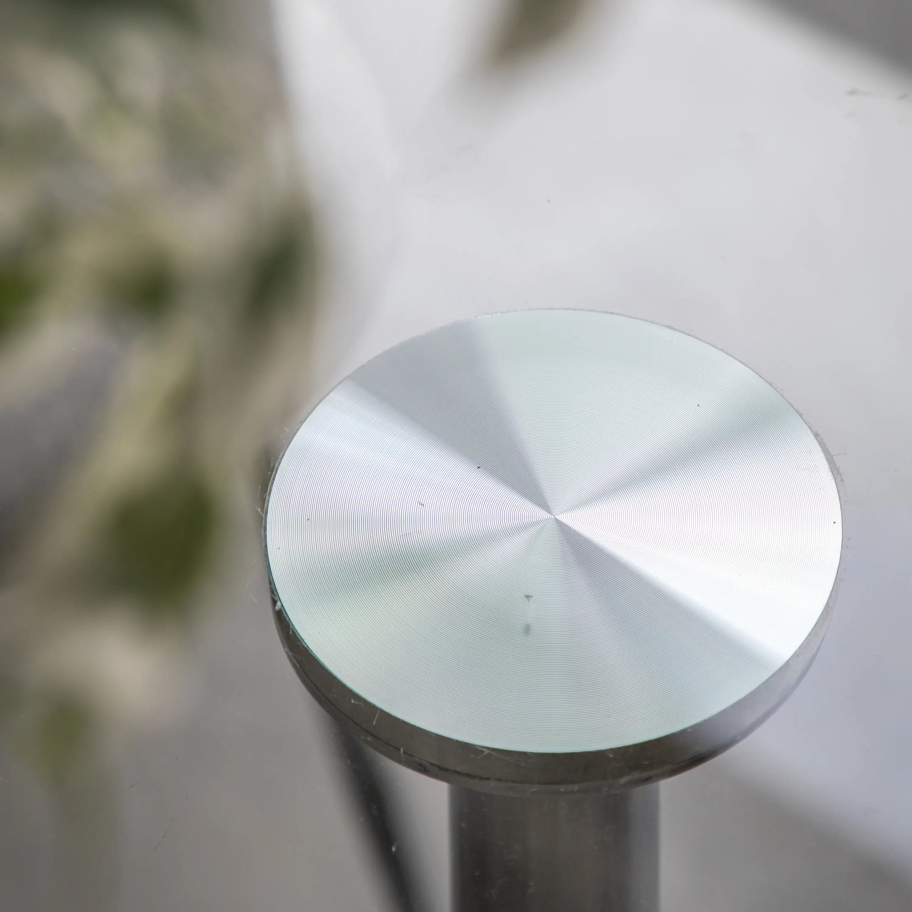 Whitmore Clear Glass Round Dining Table