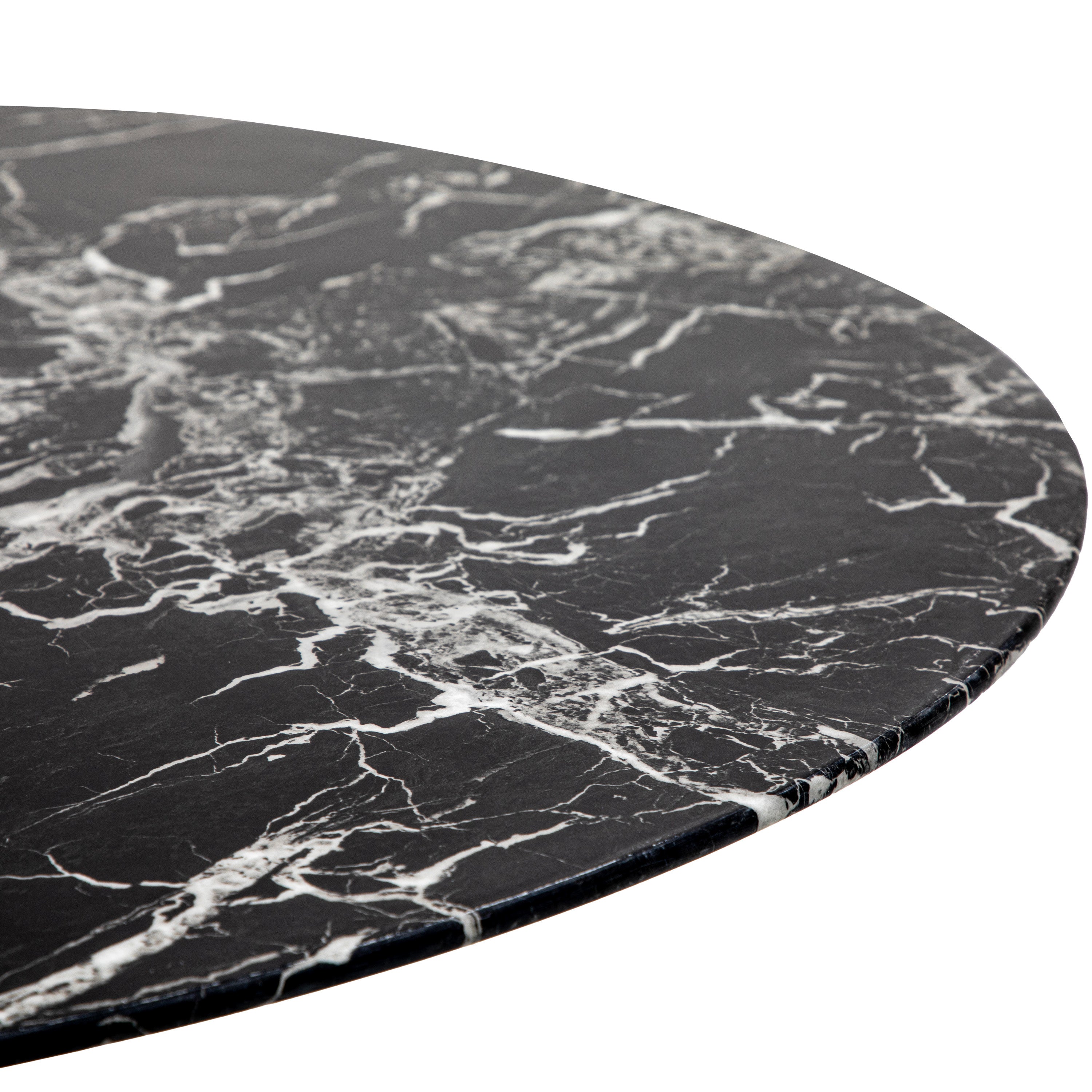 Whitmore Black Effect Round Dining Table