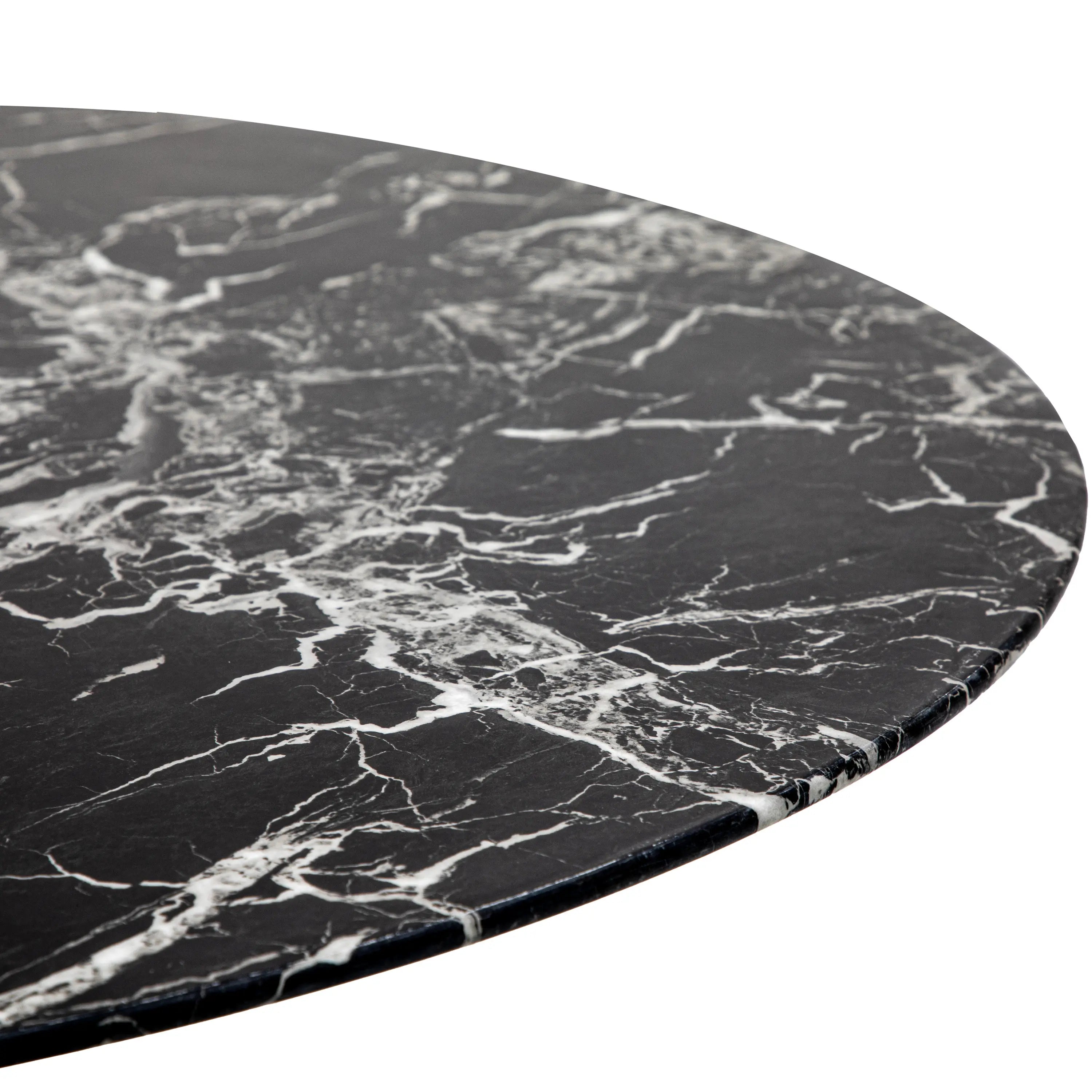 Whitmore Black Effect Round Dining Table