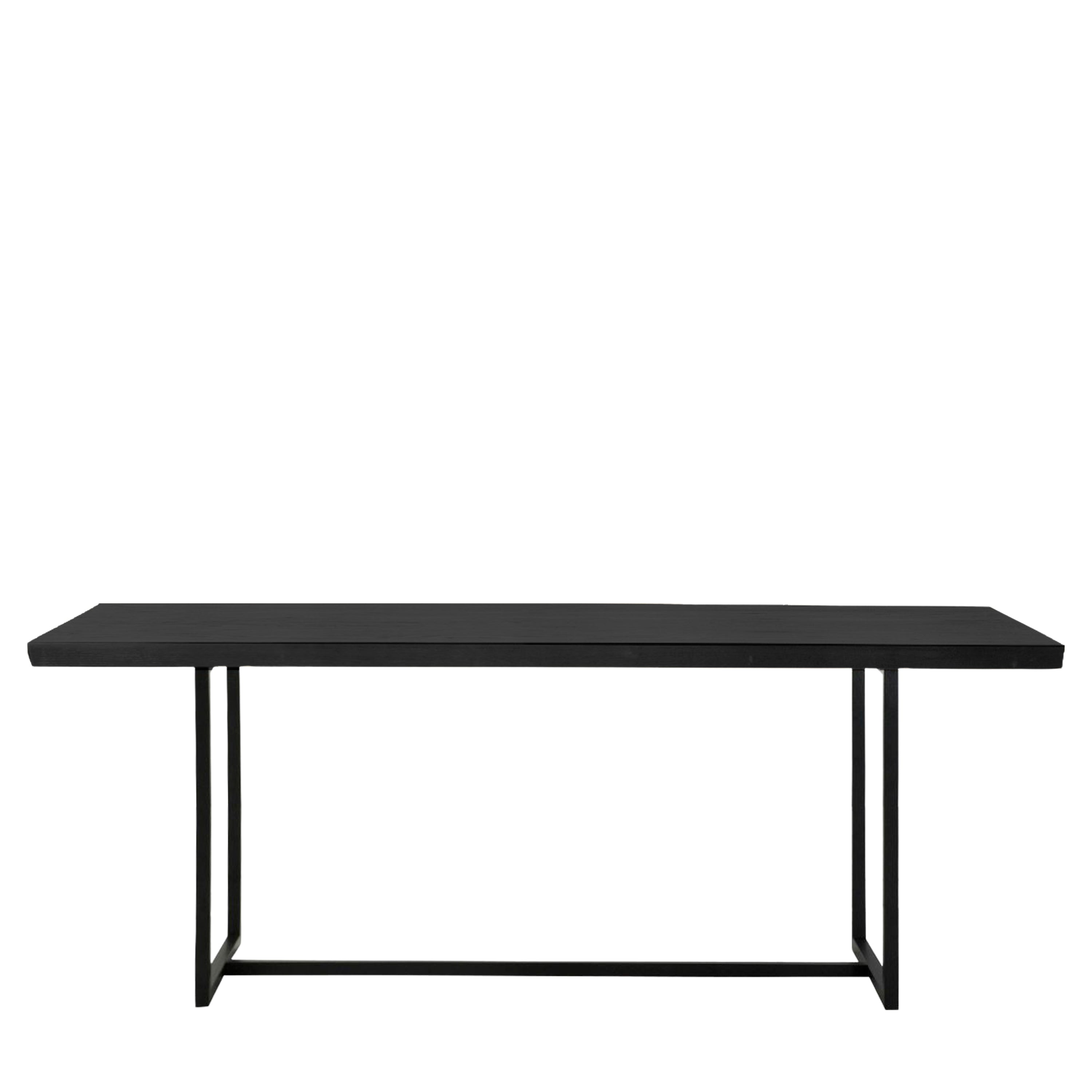 Caldwell Black Fixed Top Dining Table