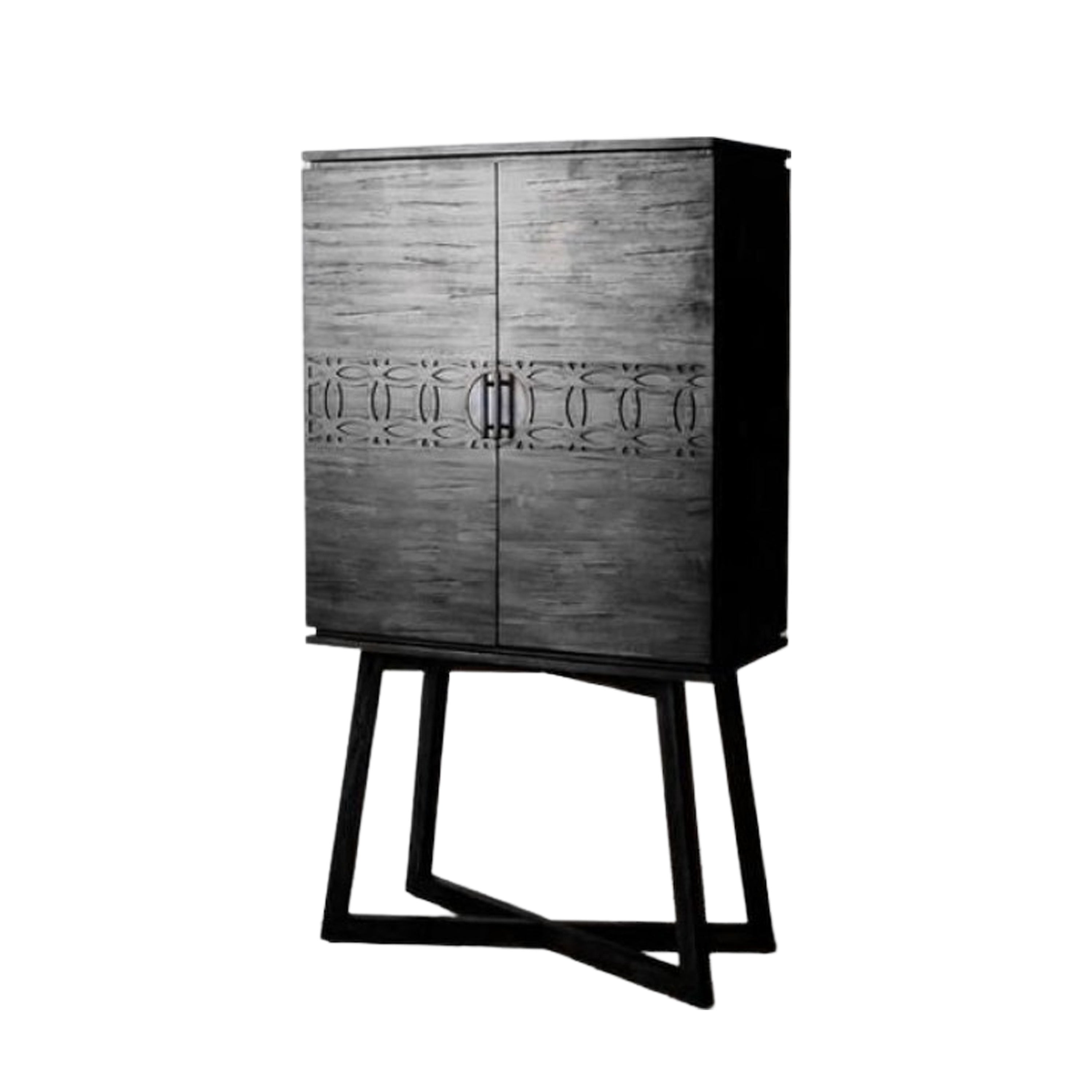 Serenity Black Drinks Cabinet
