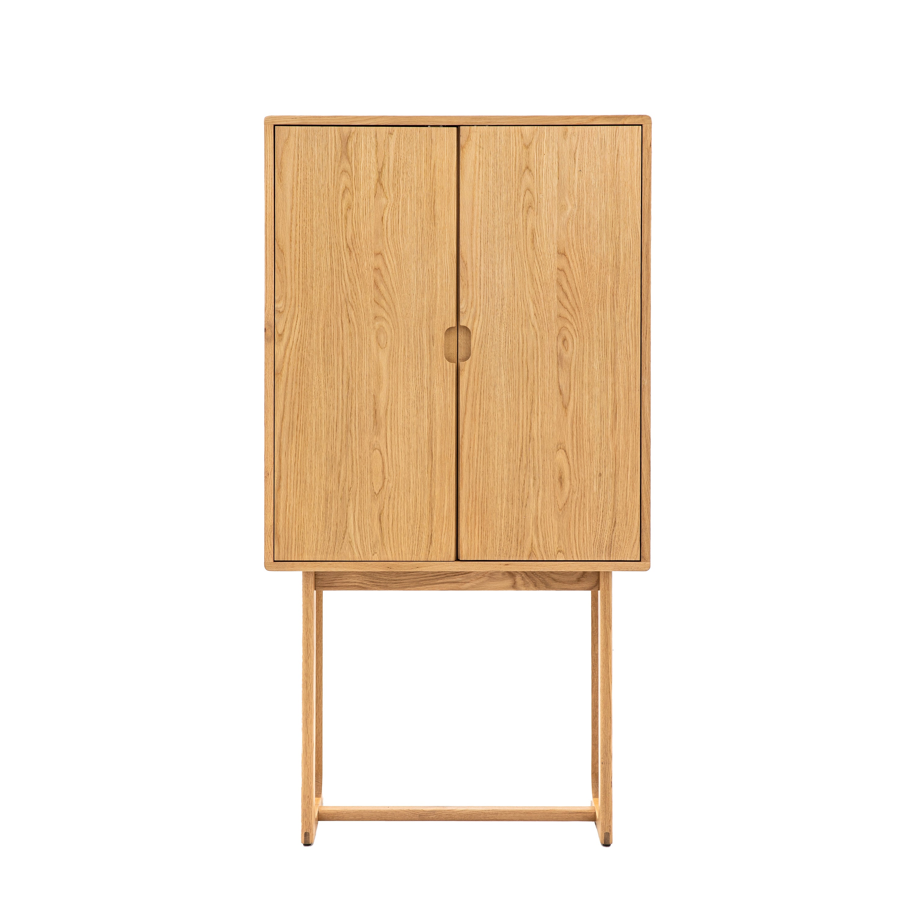 Langley Natural Cocktail Cabinet