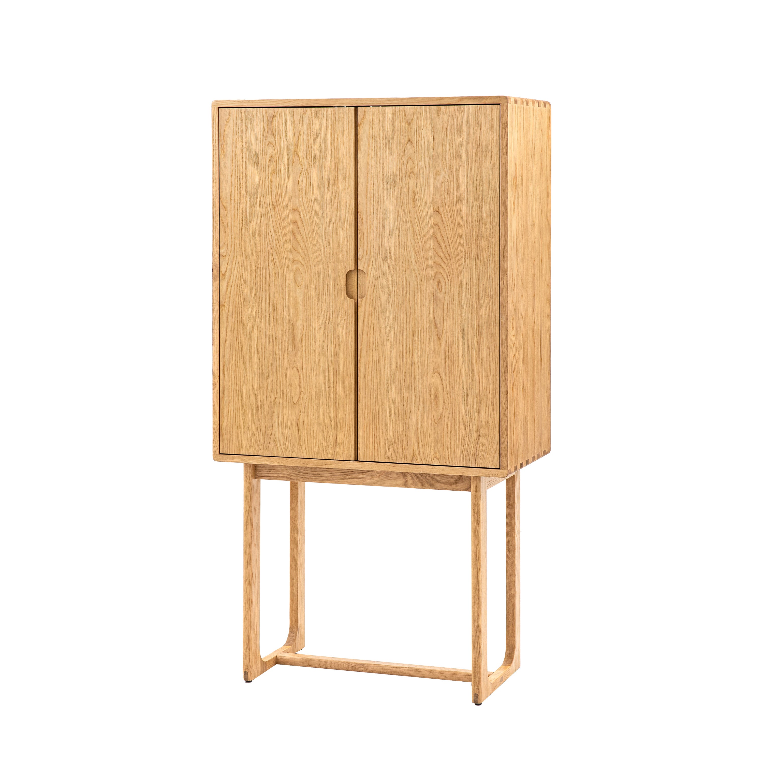 Langley Natural Cocktail Cabinet