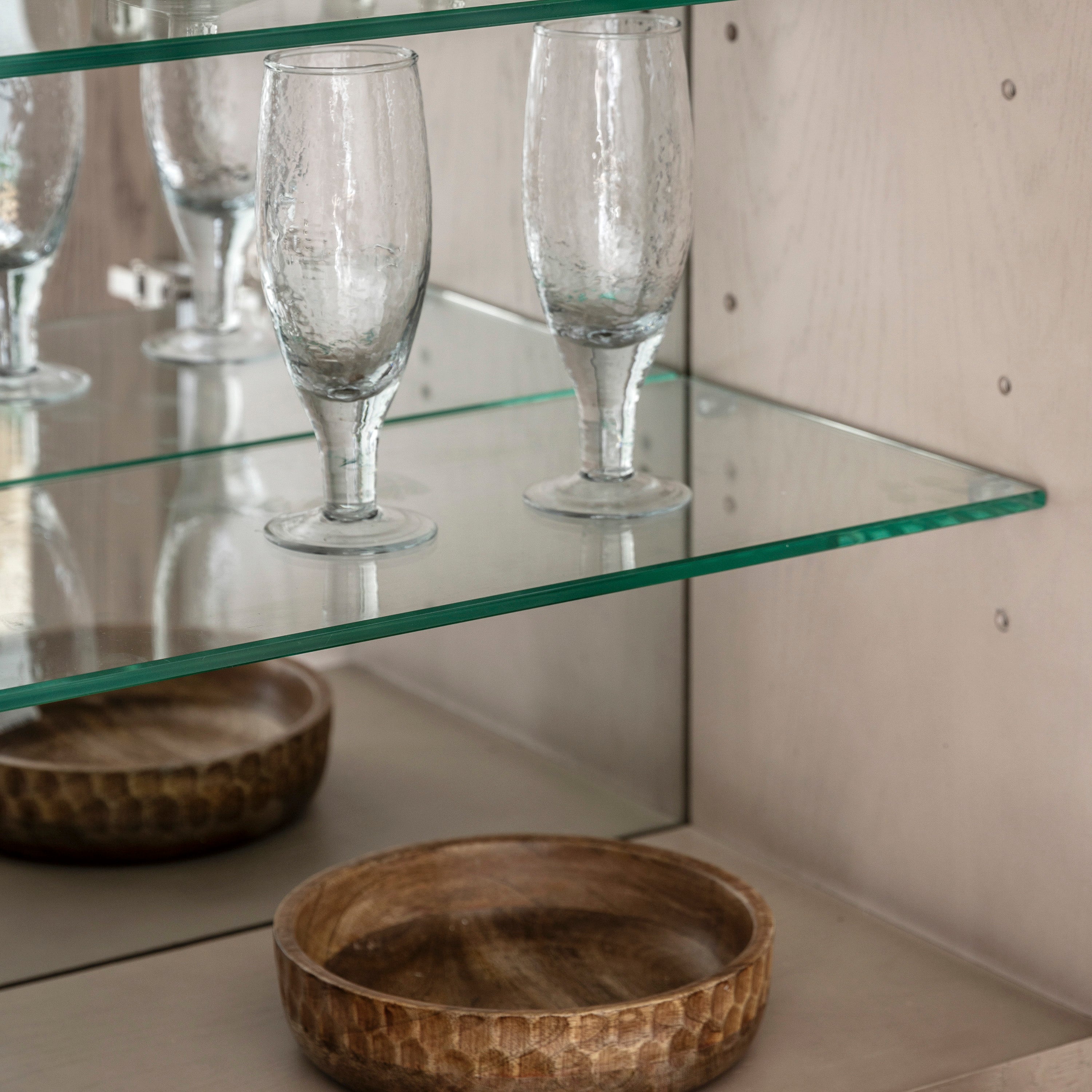 Langley Smoked Cocktail Cabinet