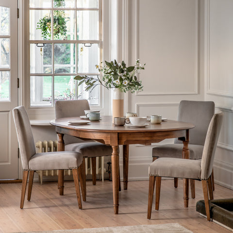 Somerville Round Extendable Dining Table (120cm-160cm)