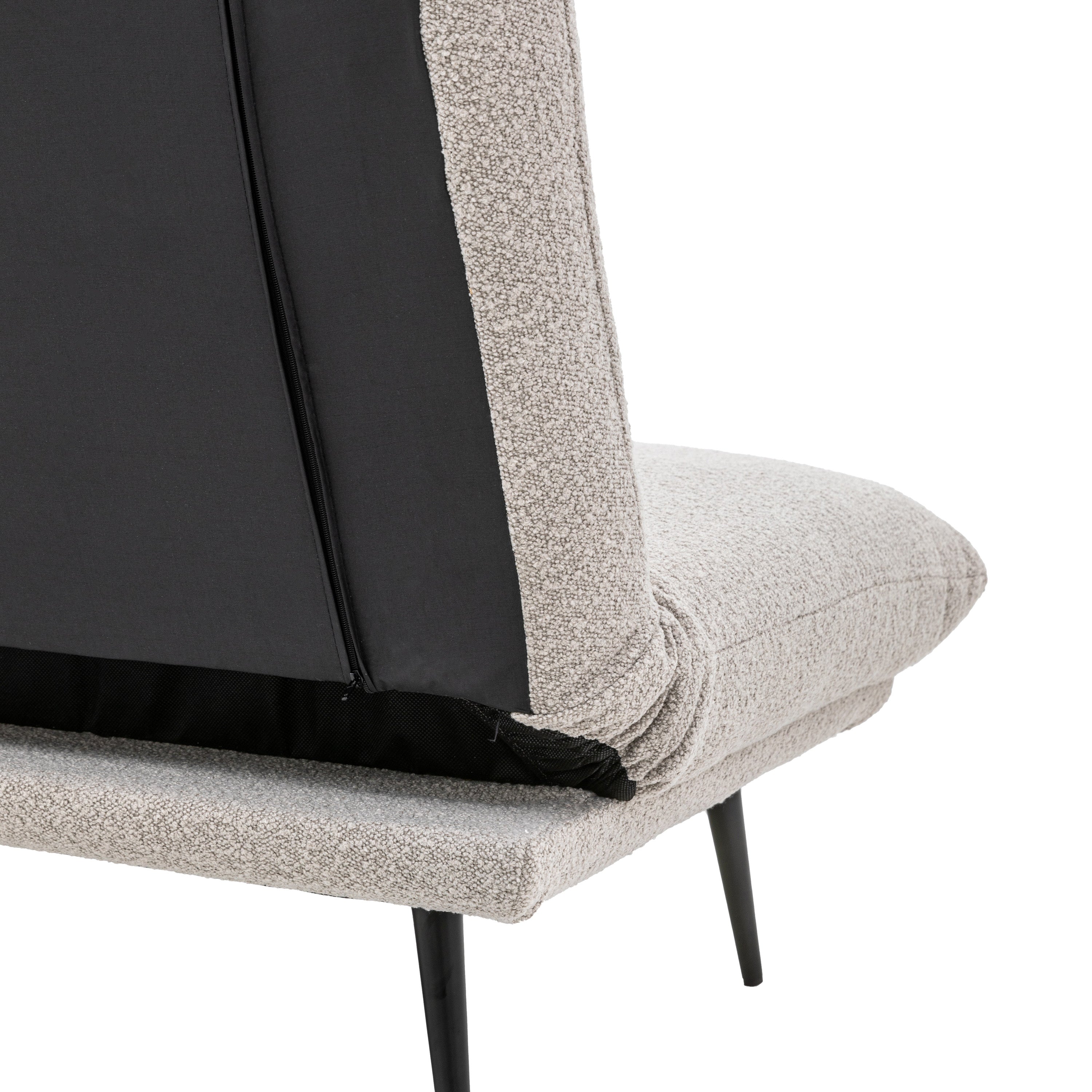 Elmwood Light Grey 3 Seater Sofa Bed