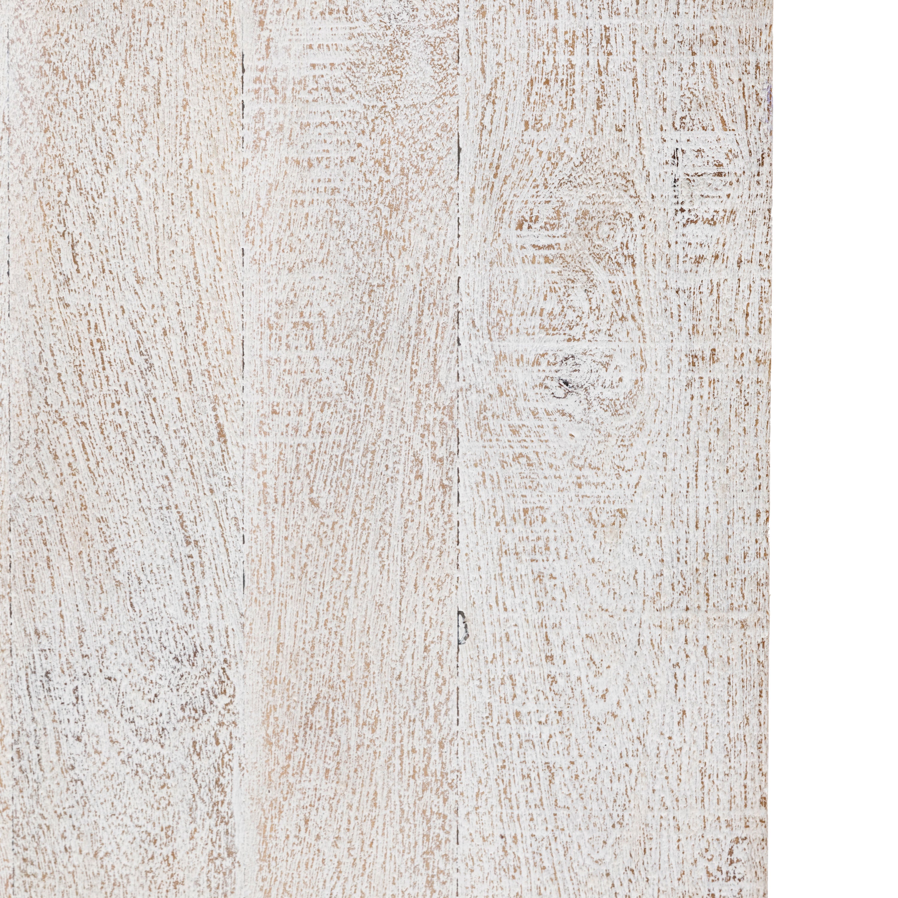 Dakota Whitewash 4 Door Sideboard