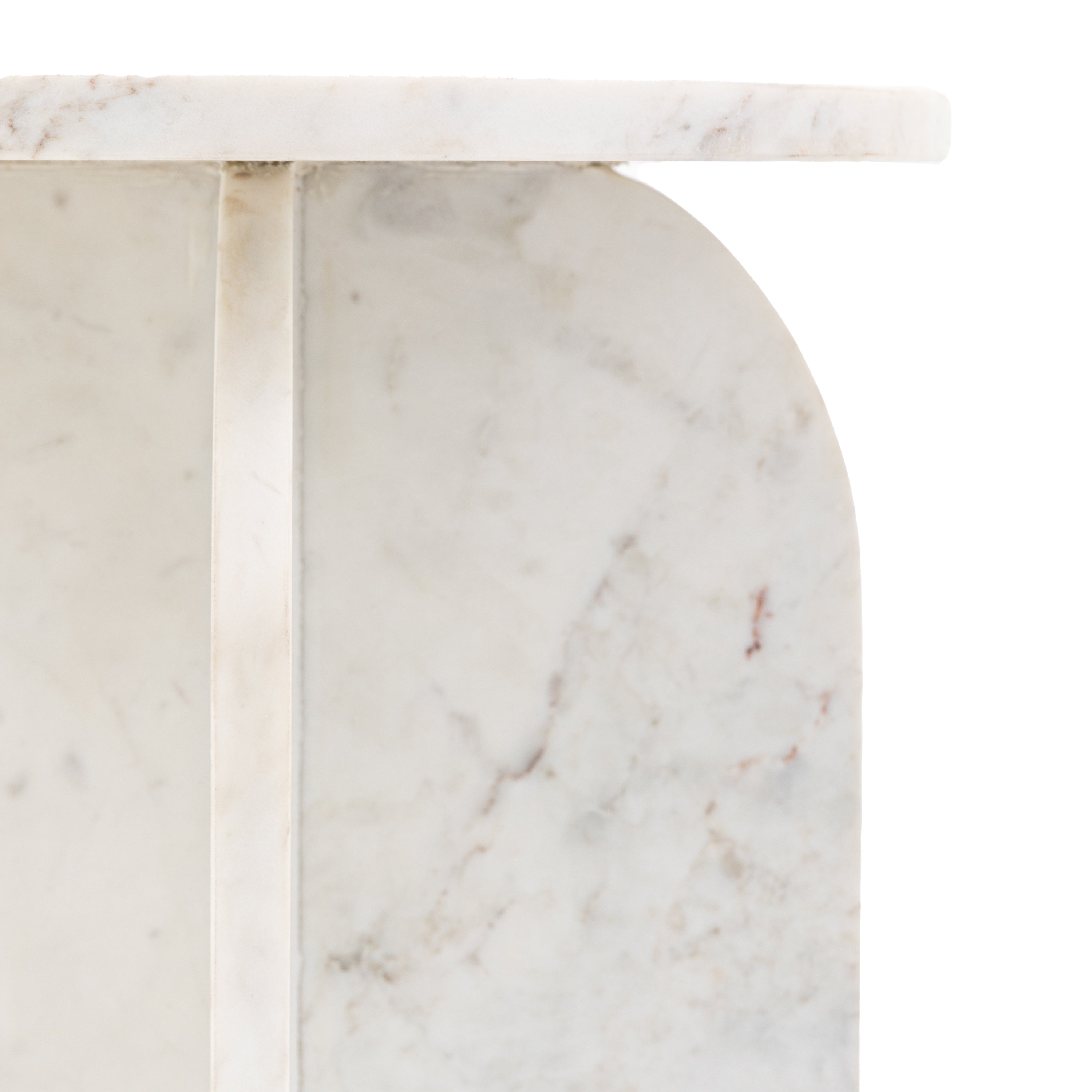 Amalfi White Side Table