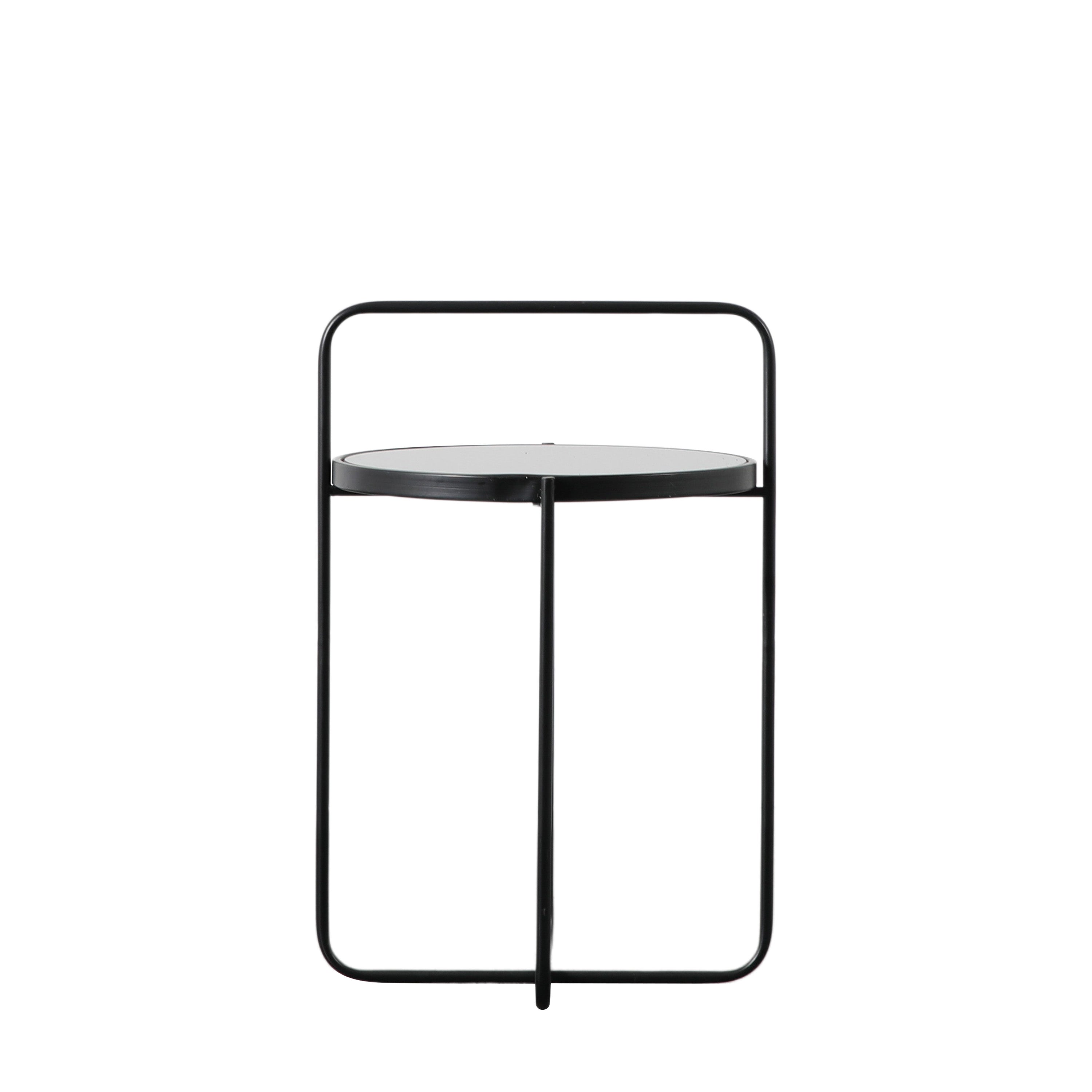 Roswell Black Side Table