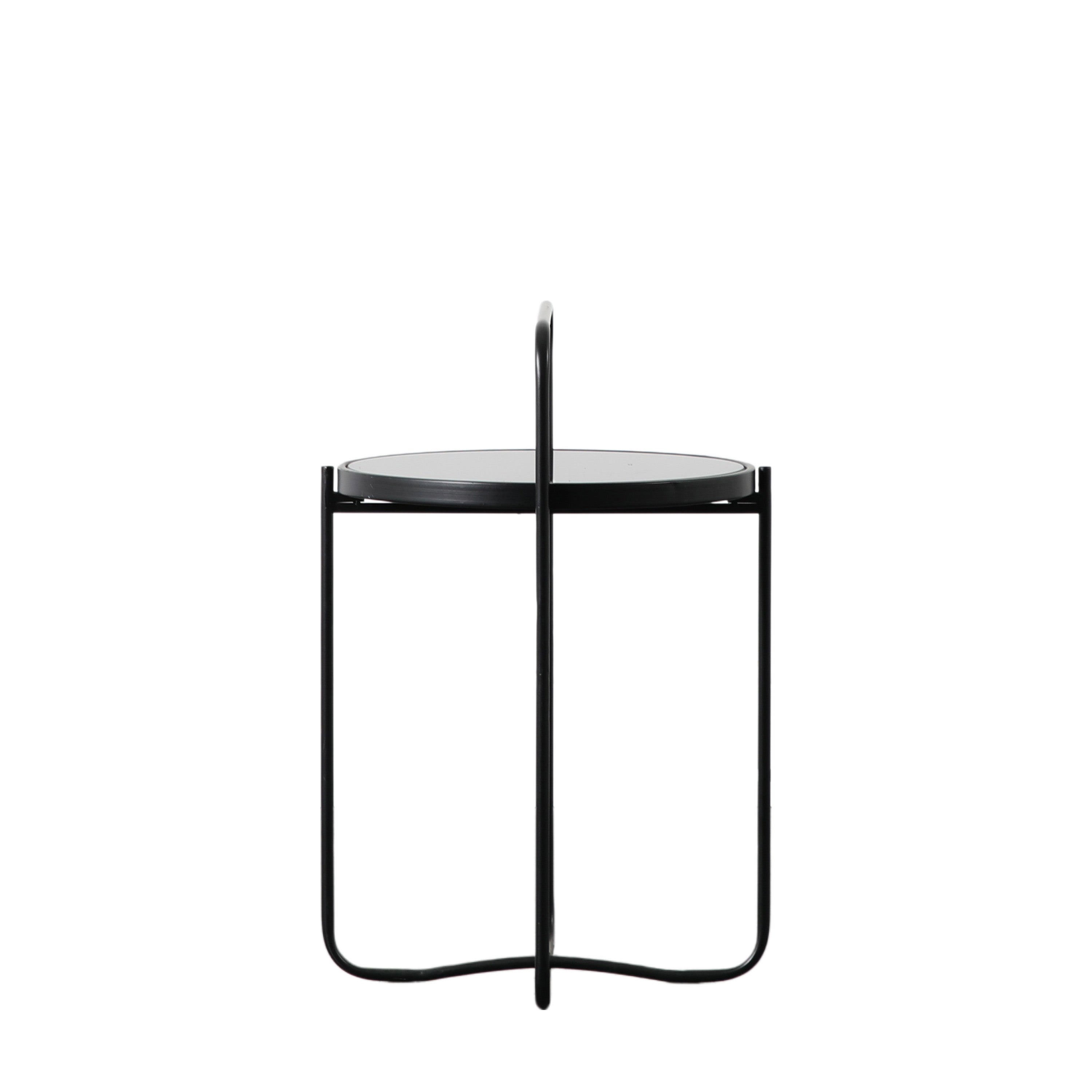 Roswell Black Side Table