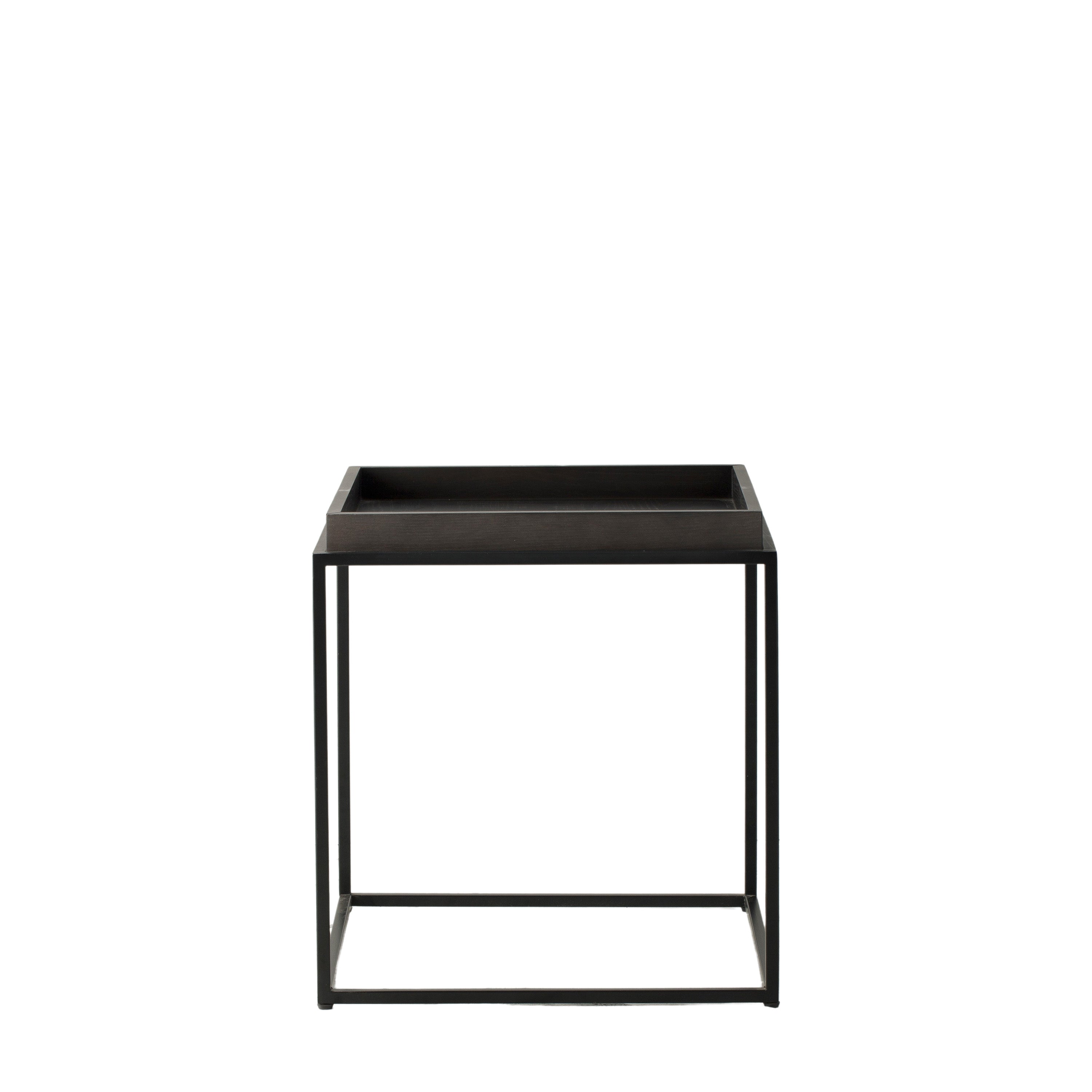 Caldwell Black Tray Side Table