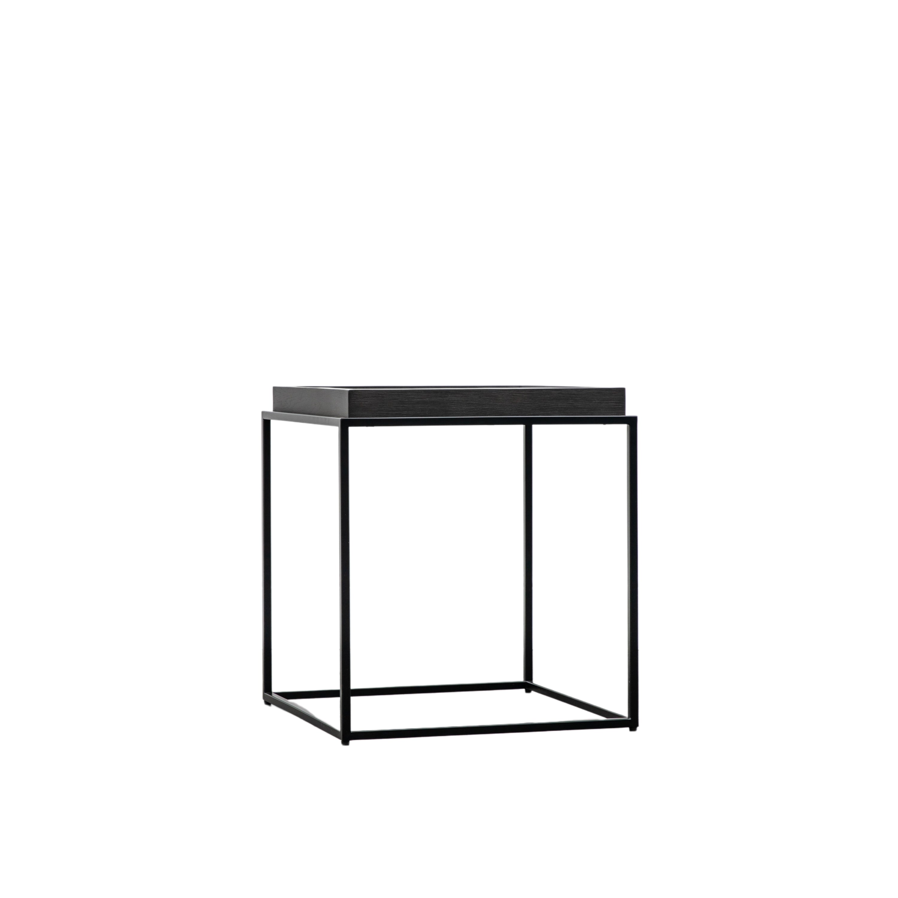 Caldwell Black Tray Side Table