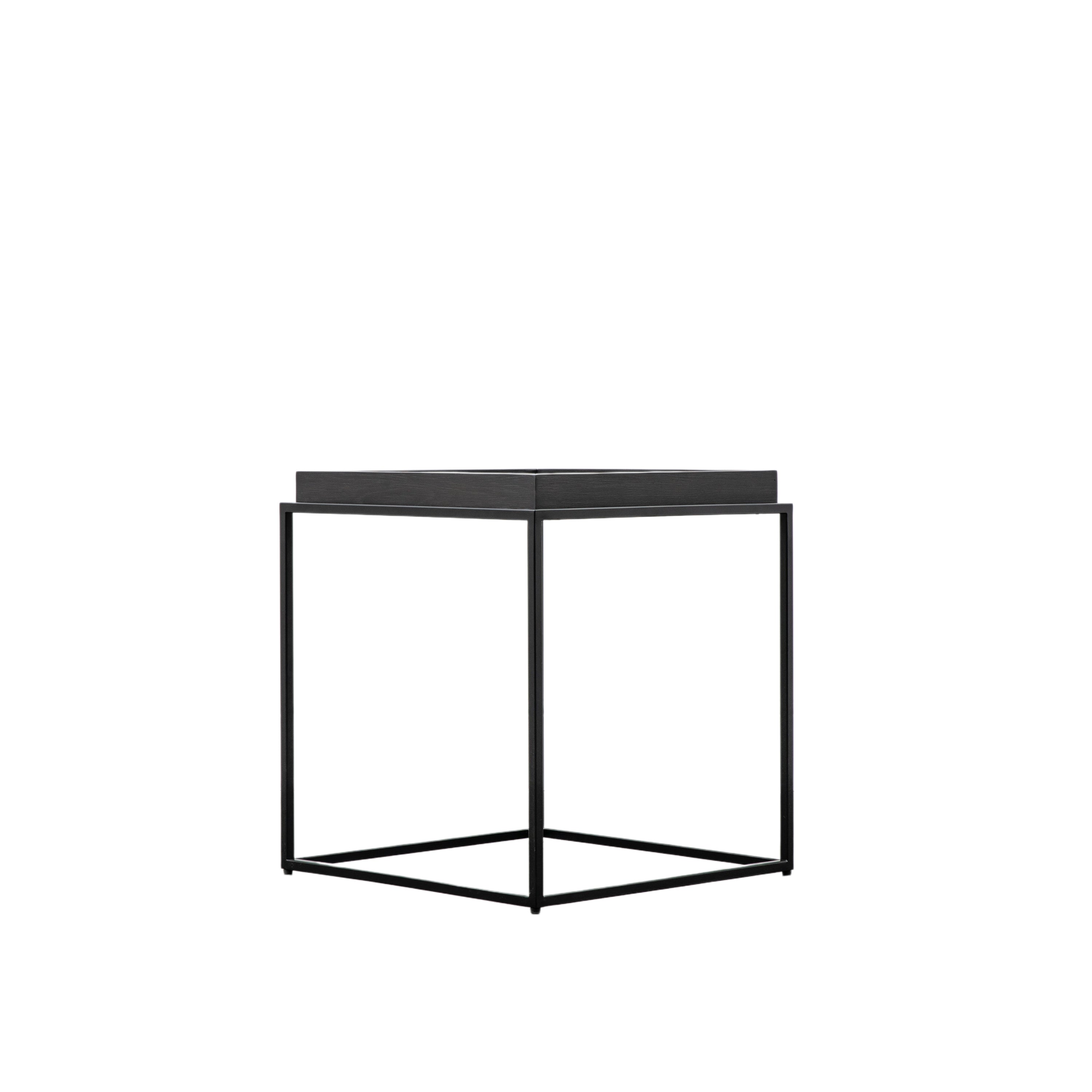 Caldwell Black Tray Side Table