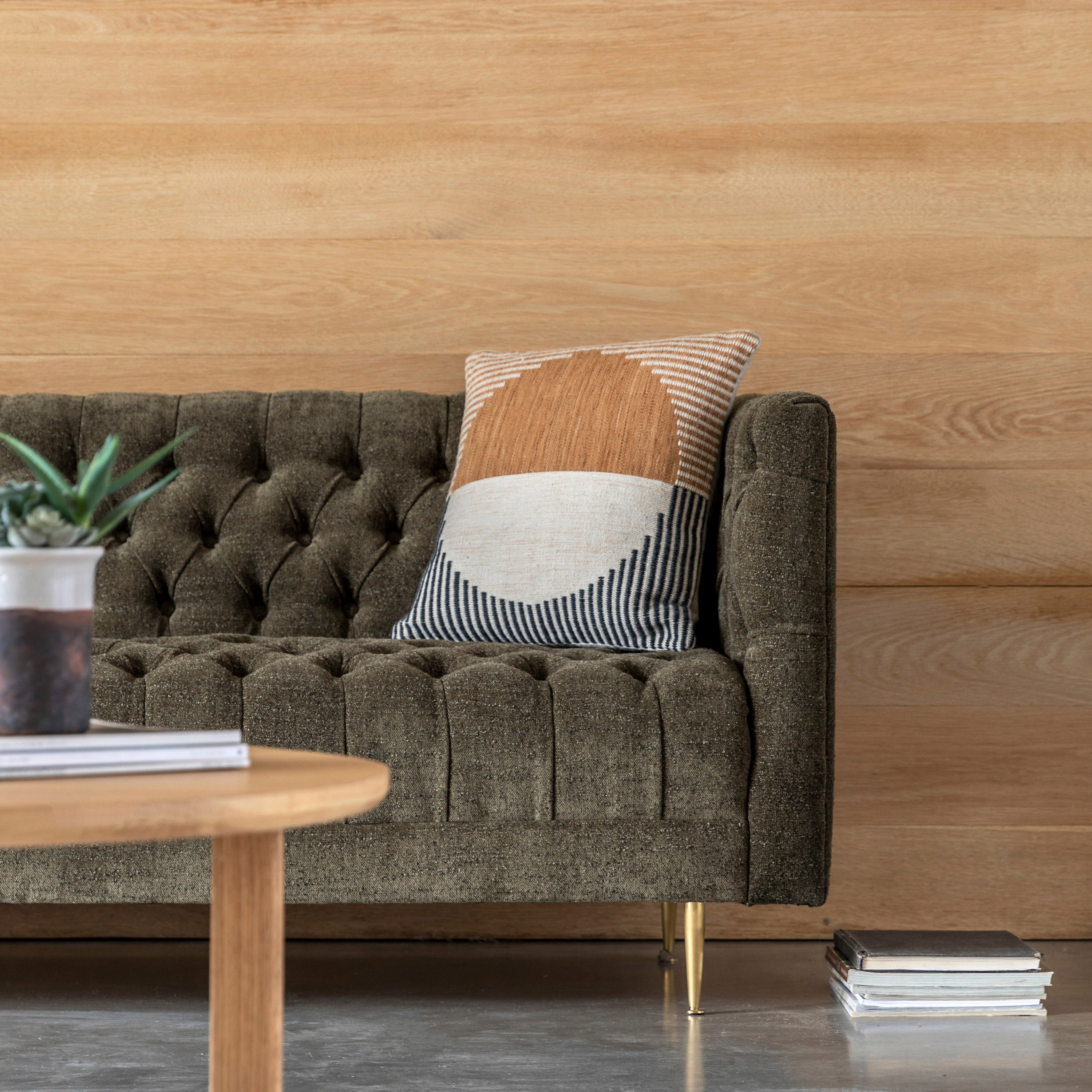 Emerson Moss Green 3 Seater Sofa