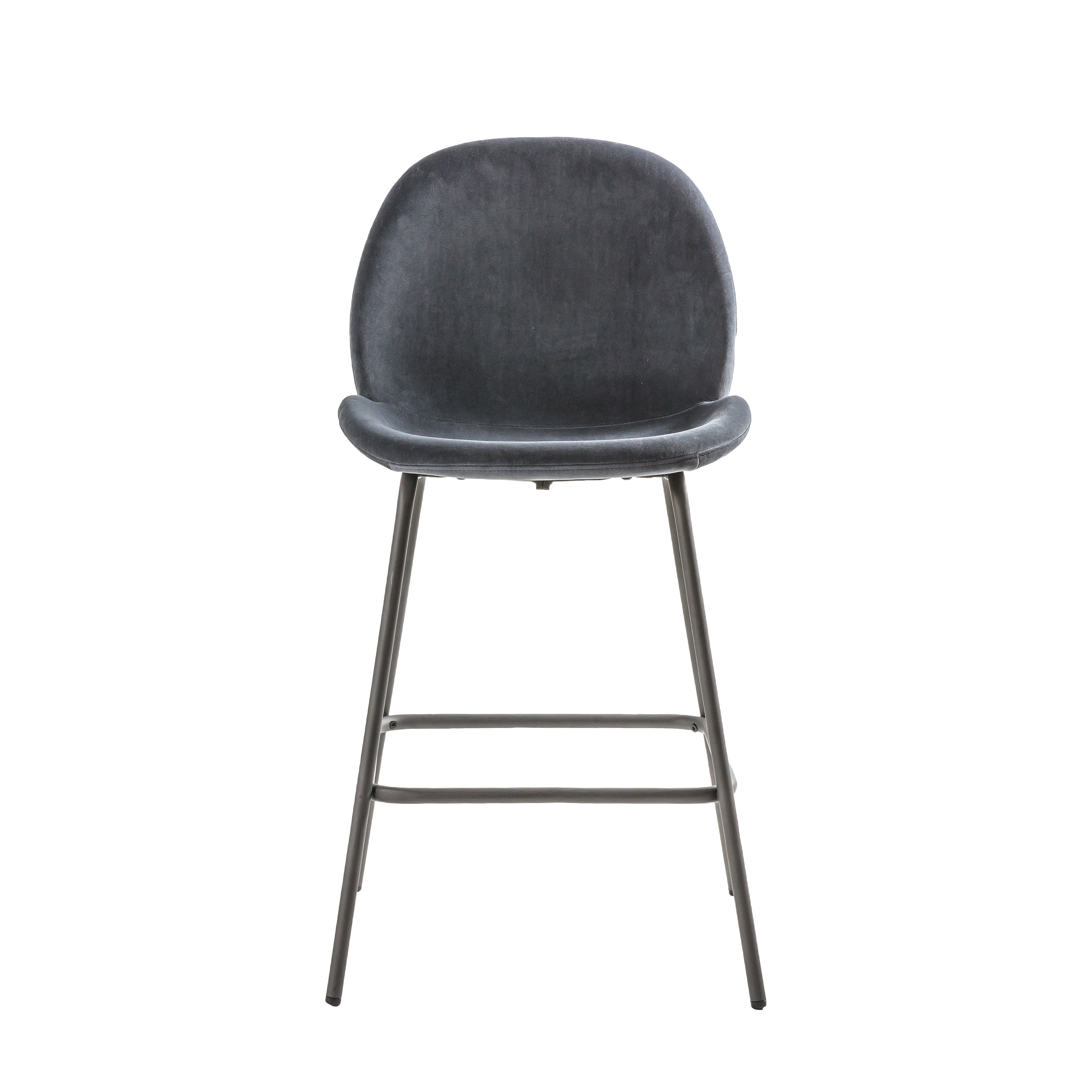 Finnegan Dark Grey Bar Stool Set of 2