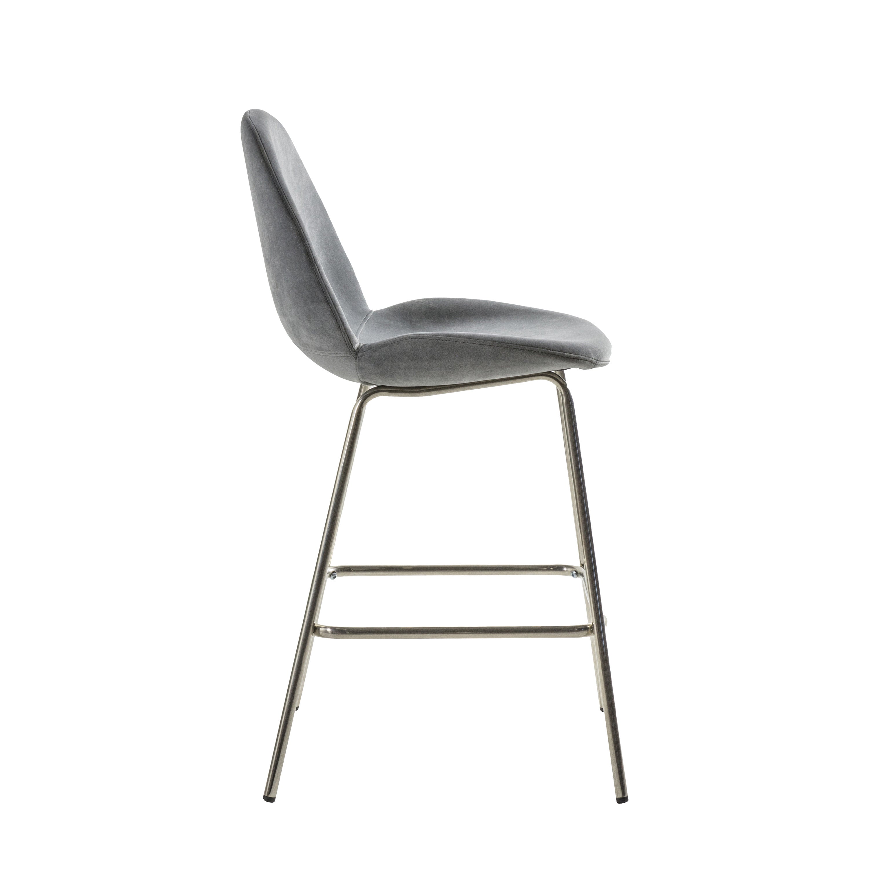 Finnegan Light Grey Bar Stool Set of 2