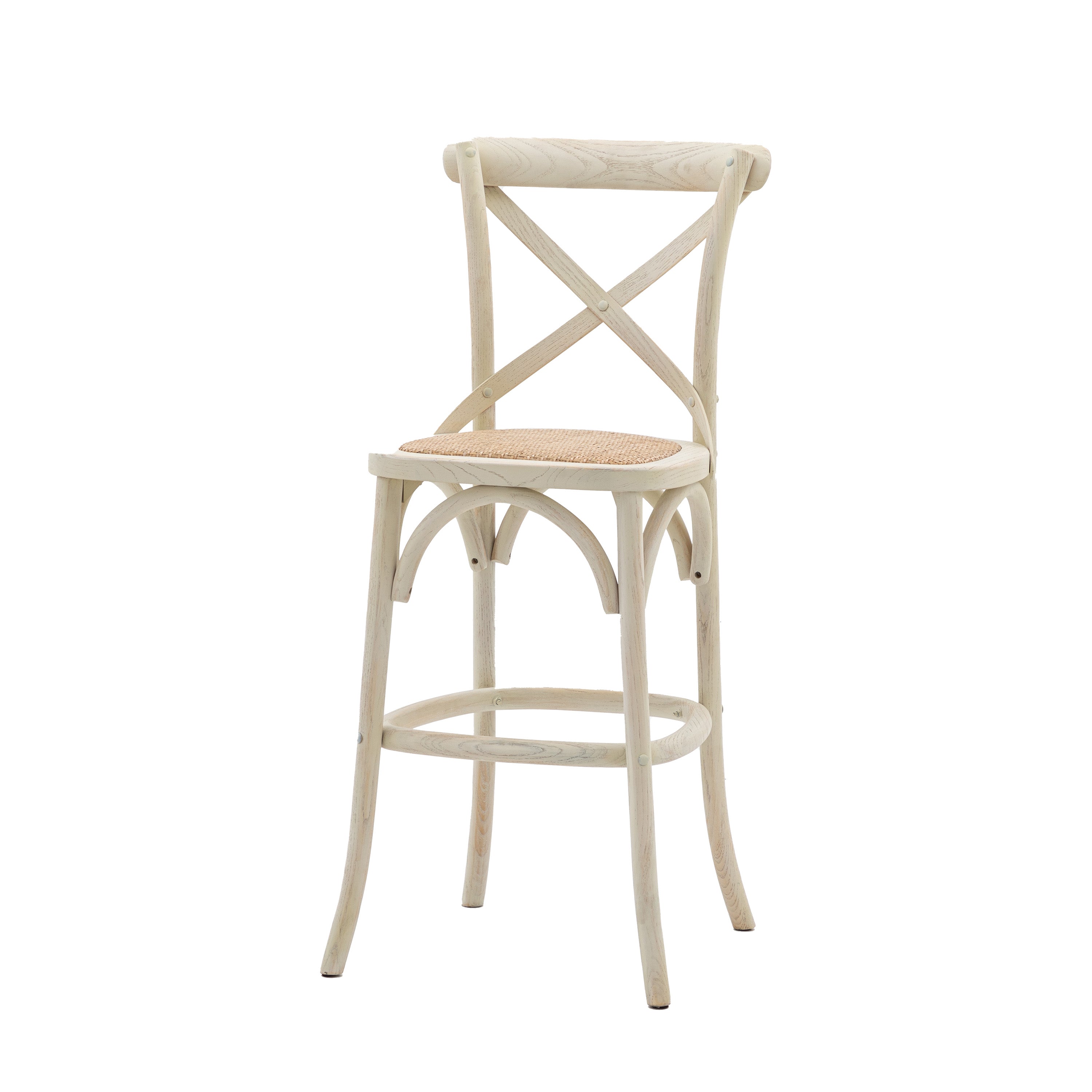 Terraza White Bar Stool Set of 2