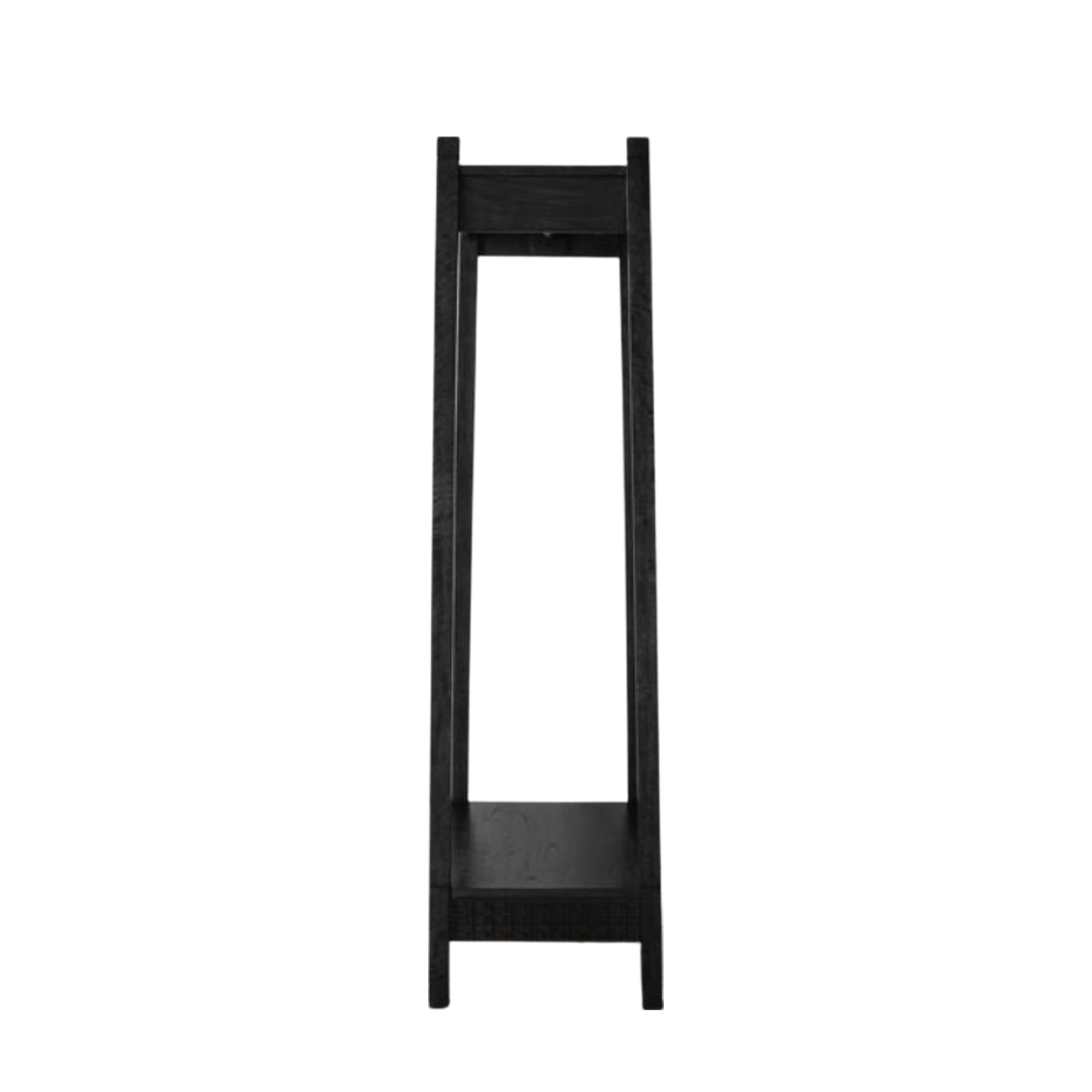 Serenity Black Open Wardrobe