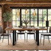 Montana Oak Extending Dining Table