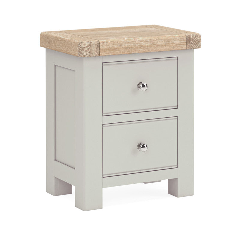 Lympsham 2 Drawer Bedside Table