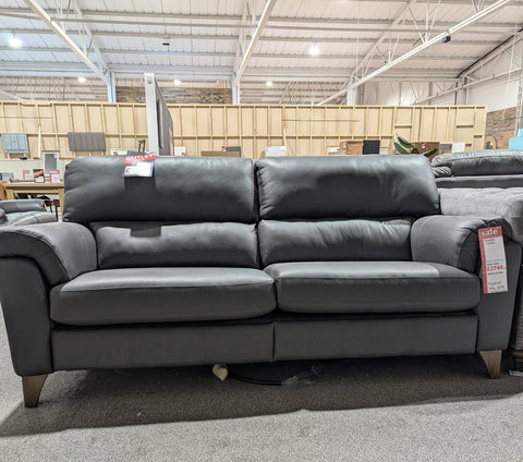 Huxley Leather 3 Seater Power Recliner (Clearance)