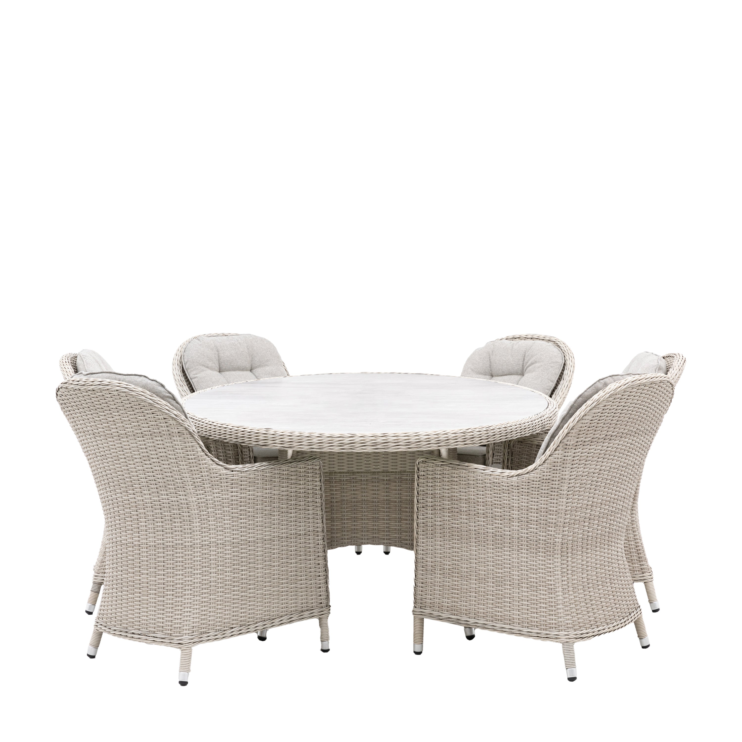 Ashwick Outdoor 6 Seater Oval Dining Set