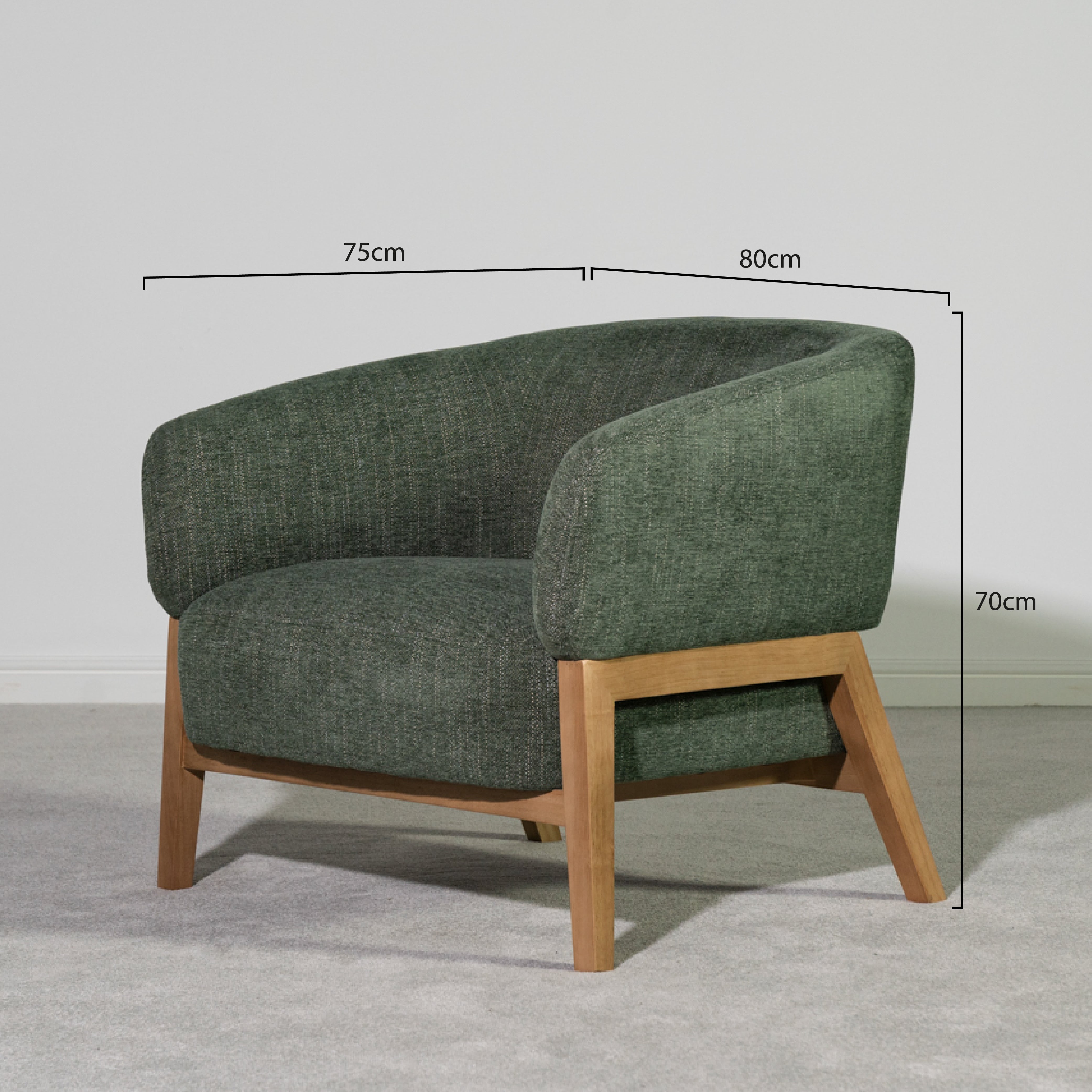 Palm Accent Chair — Green