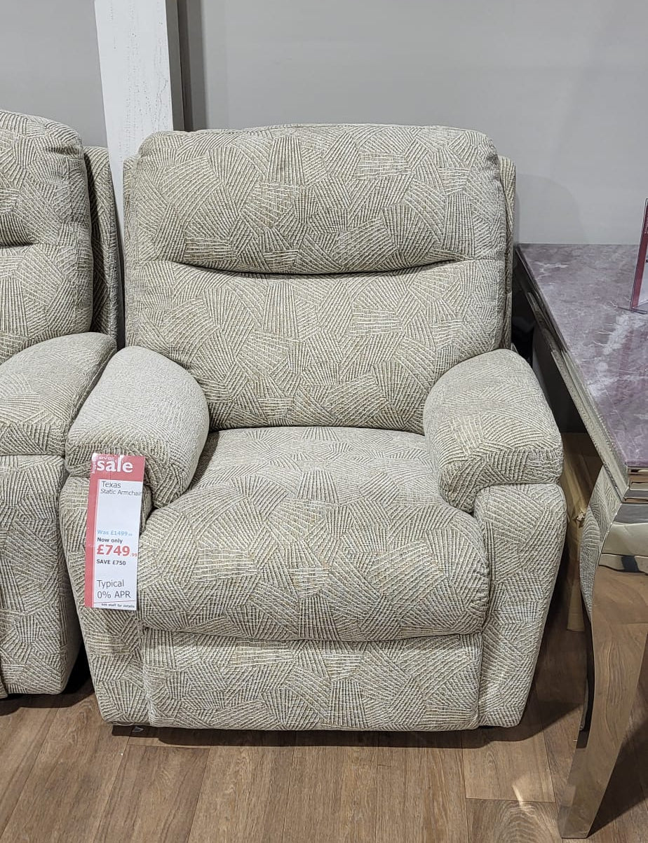 Texas 3 Seater and Chair (Clearance)