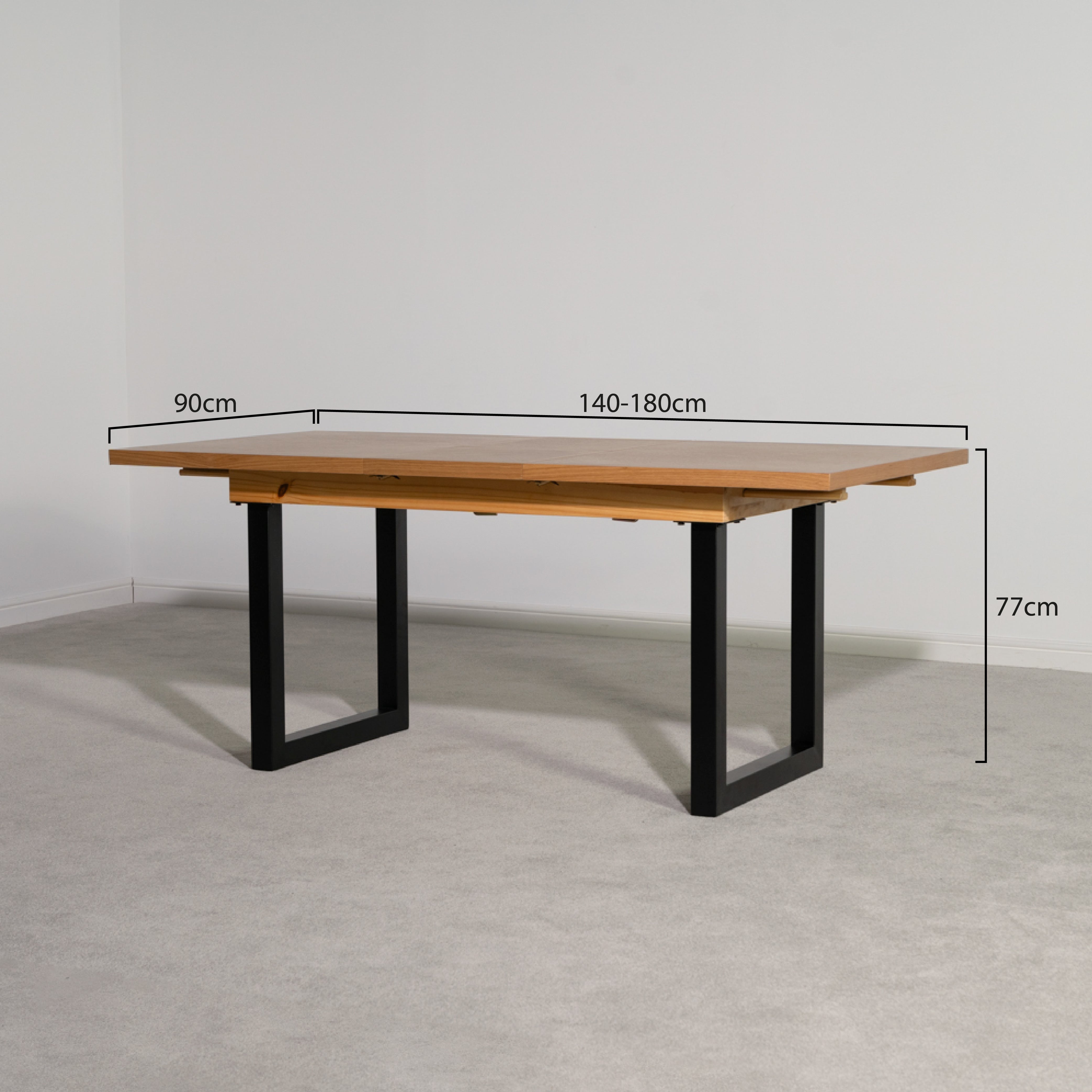 Vienna Oak Extending Dining Table