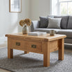 Cheltenham Oak Coffee Table With Drawer