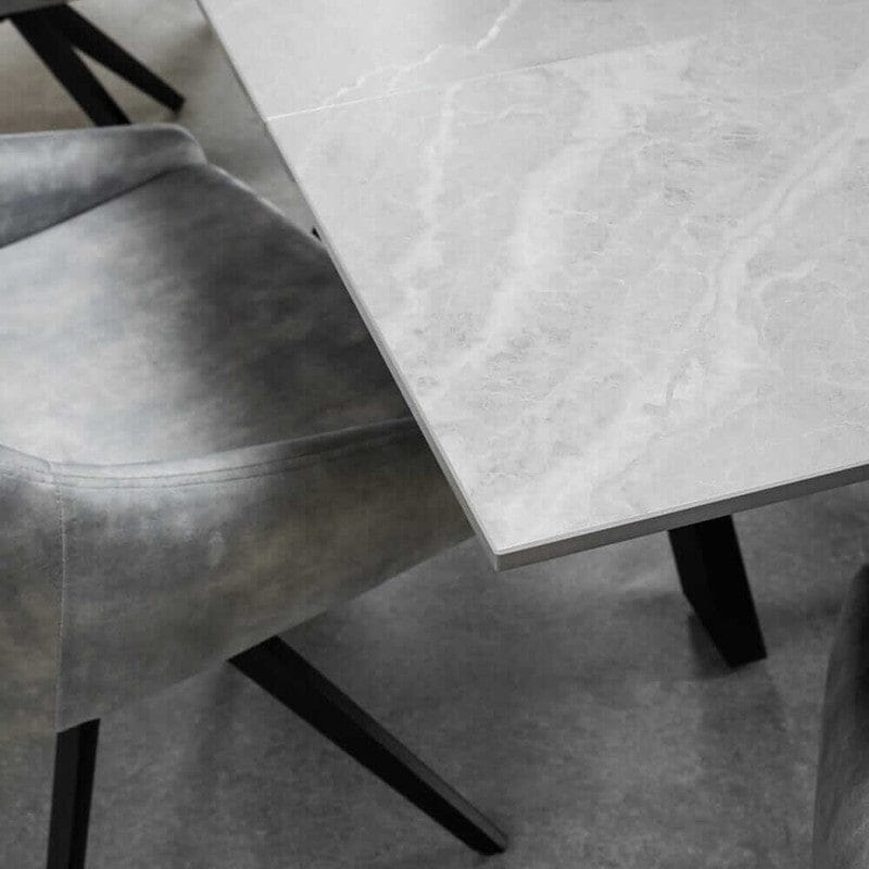 Aiden Grey Velvet Swivel Dining Chair Set Of 2 Dining Chair Aiden