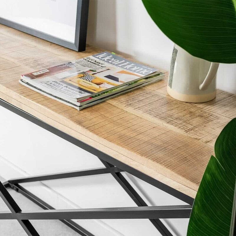 Anabella Mango Wood Console Table Console Table Anabella