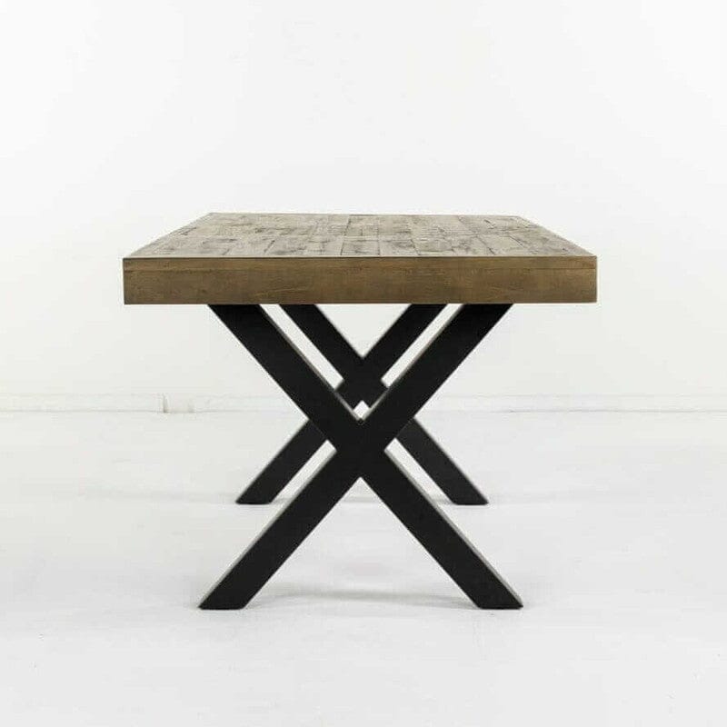 Brooklyn Extendable Cross Leg Dining Table (140cm - 180cm) Extendable Dining Table Brooklyn