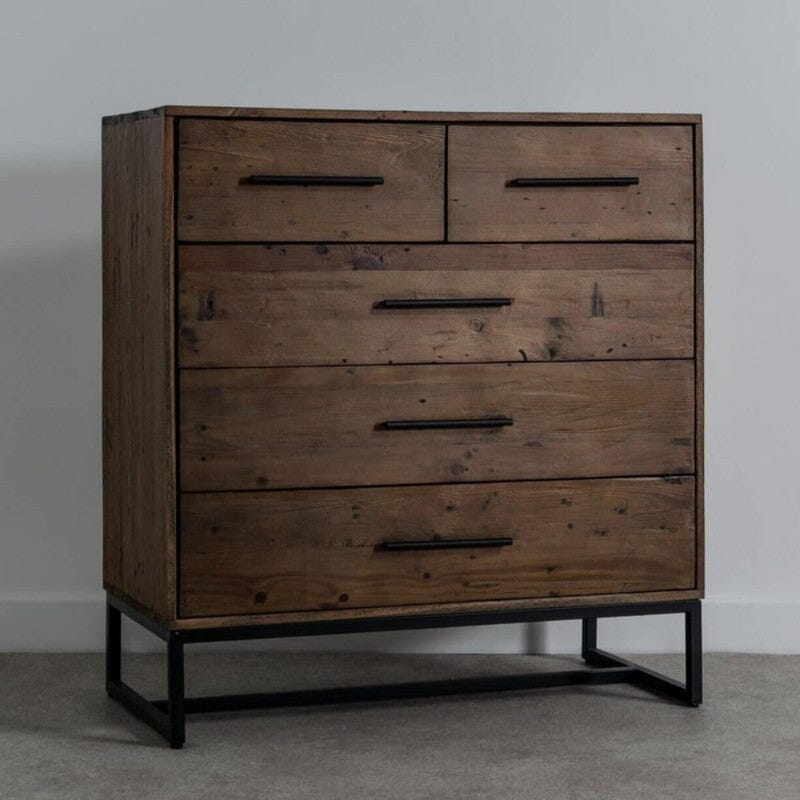Chicago 2 Over 3 Drawer Chest Chest of Drawers Chicago