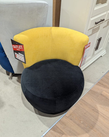 Boss Occasional Yellow Curve Chair (Clearance)