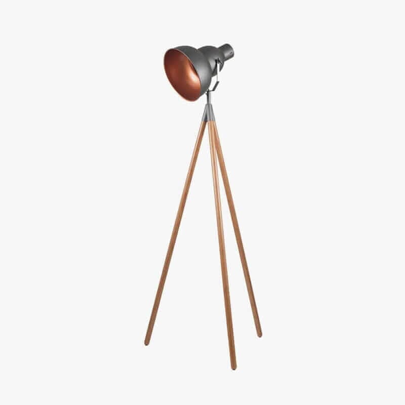 Dante Tripod Floor Lamp Floor Lamp Black & Copper