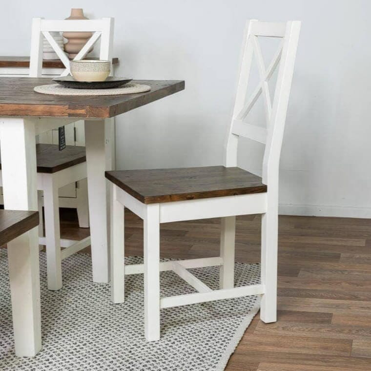 Devon Cross Back Dining Chair (Set of 2) Dining Chair Devon