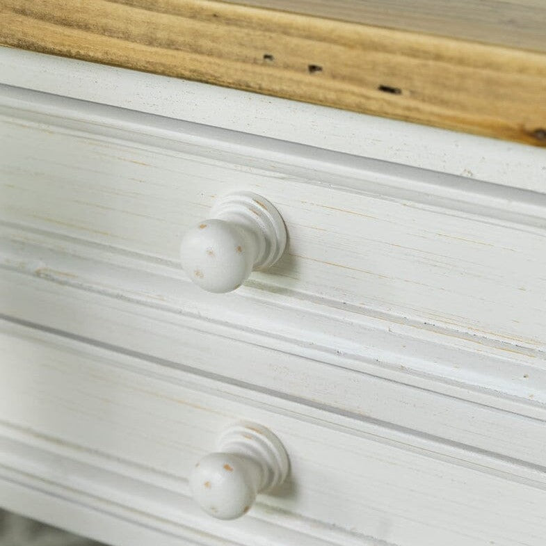 Dove Painted Cross Leg Desk Desk Dove