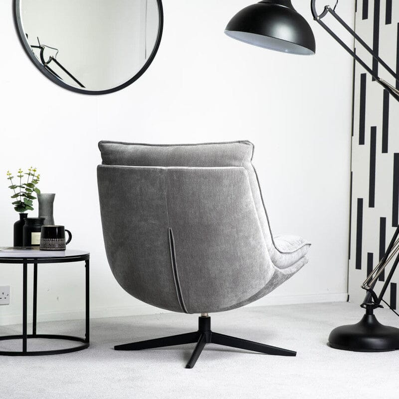 Dusk Swivel Chair Snuggler Dusk