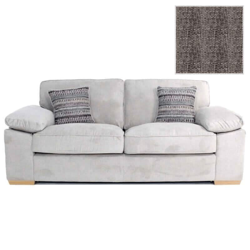 Dynasty 2 Seater Sofa Sofa Dynasty Kurt Plantinum Oak