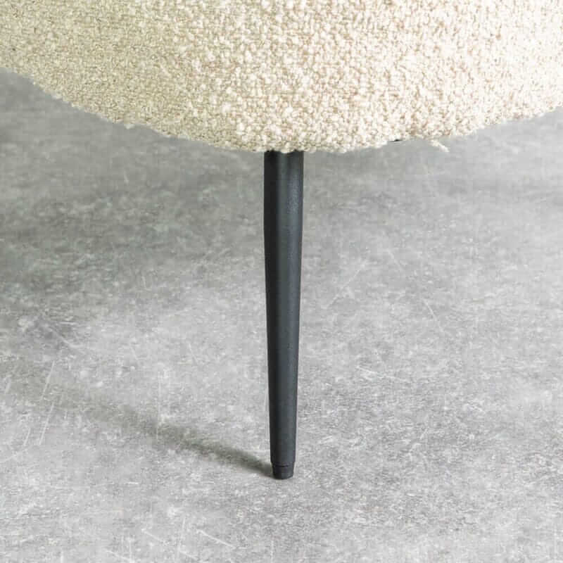 Fleur Taupe Accent Chair Snuggler Fleur