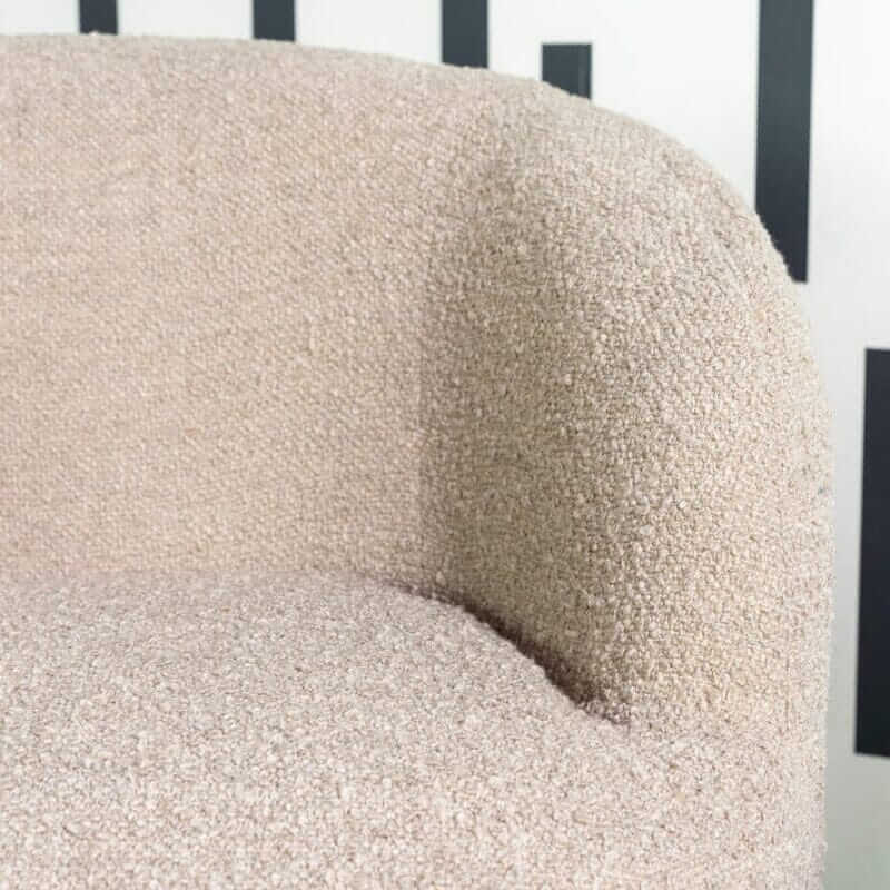 Fleur Taupe Accent Chair Snuggler Fleur
