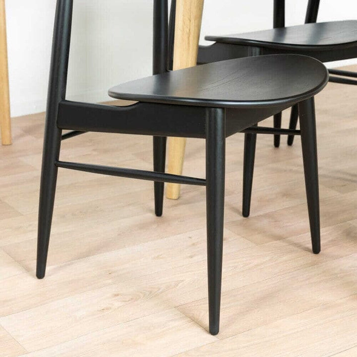 Gabo Black Dining Chair Set Of 2 Dining Chair Gabo 