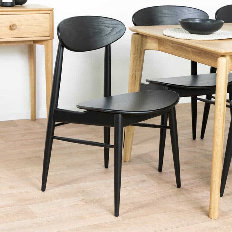 Gabo Black Dining Chair Set Of 2 Dining Chair Gabo