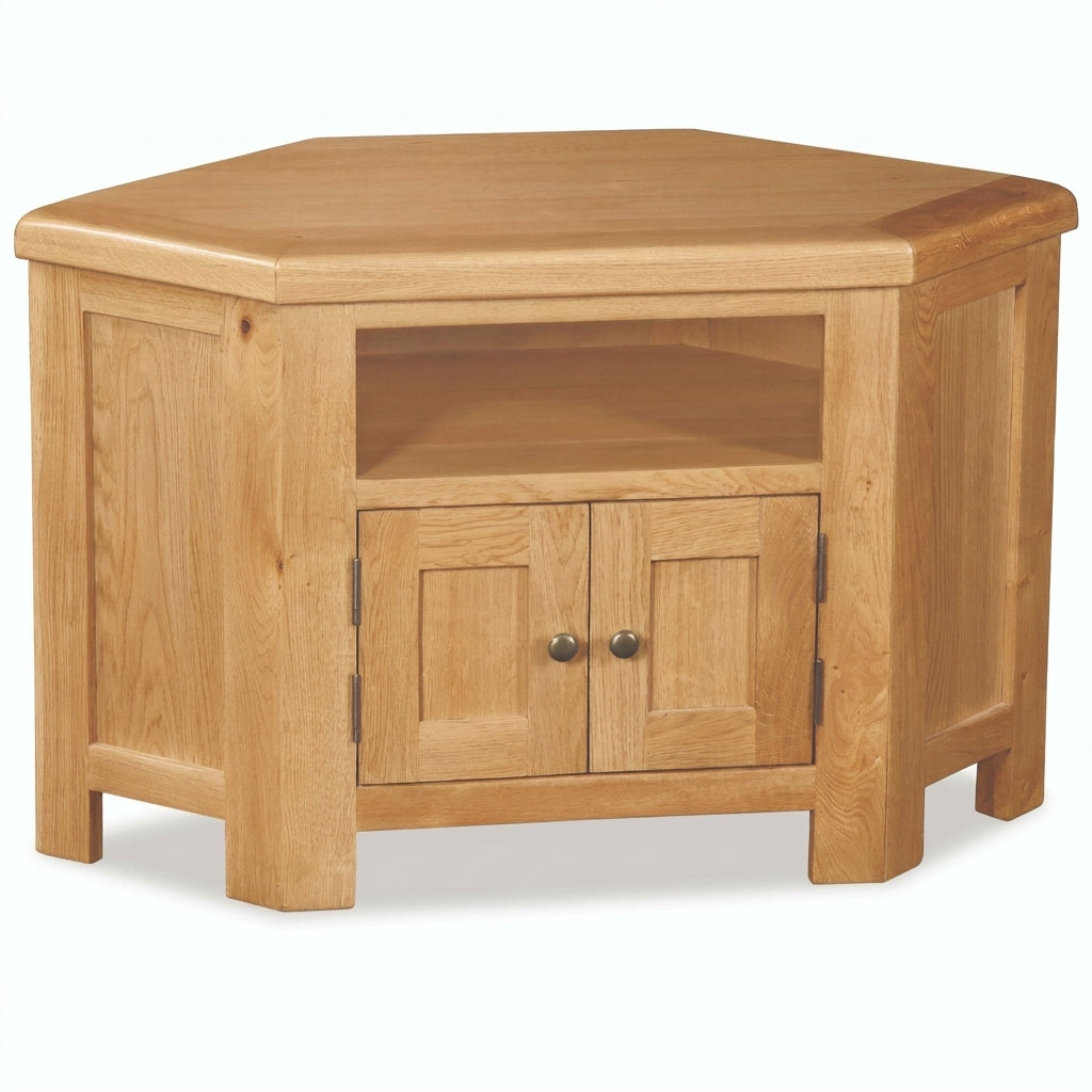 Cheltenham Oak Corner TV Unit
