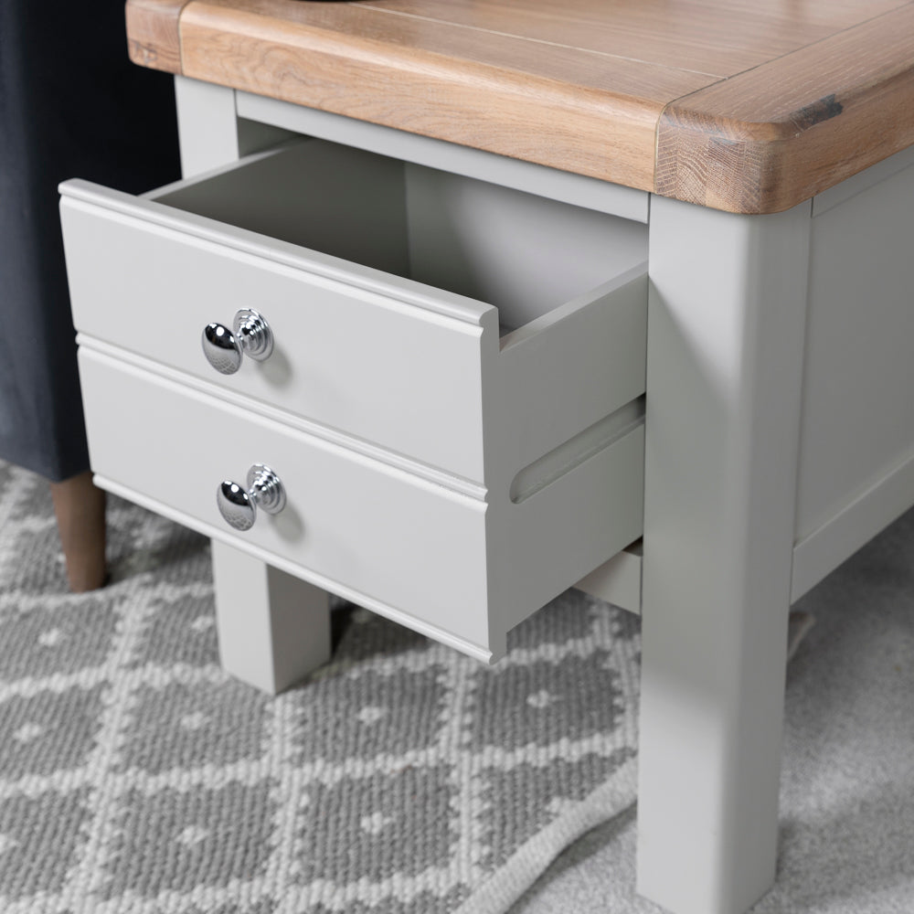 Lympsham 2 Drawer Lamp Table